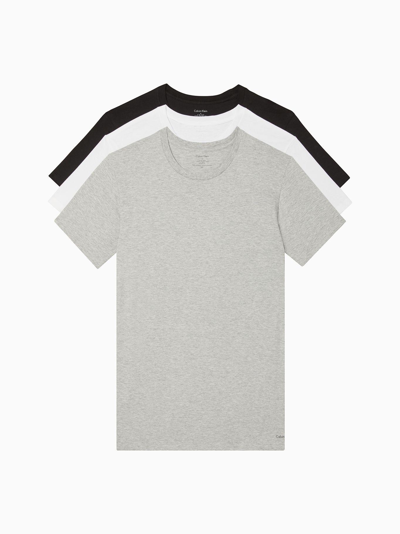 Pack 3 Camisetas Cotton Multicolor Calvin Klein-0