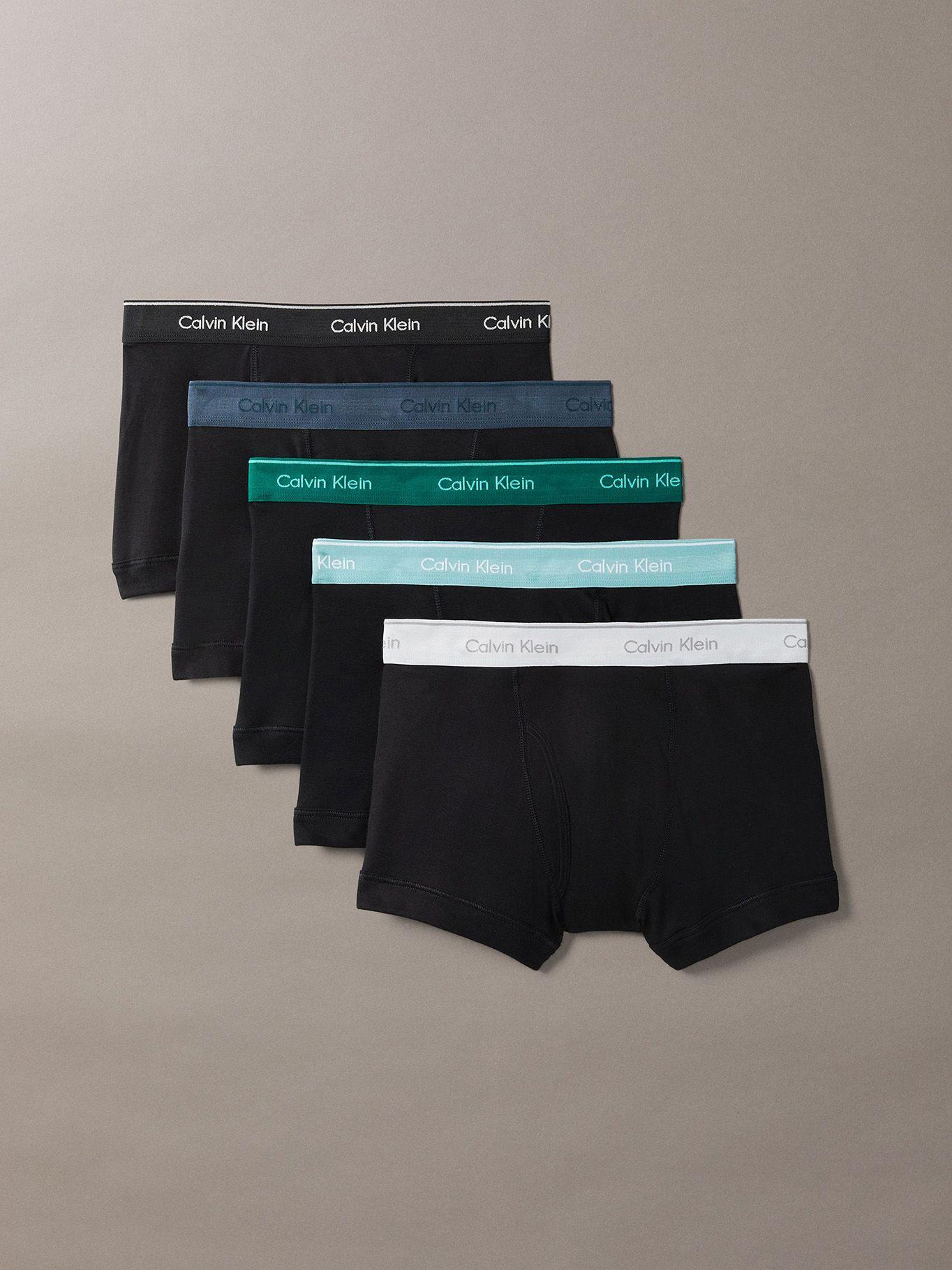 Pack 5 Bóxer Trunk Cotton Classic Negro Calvin Klein-0