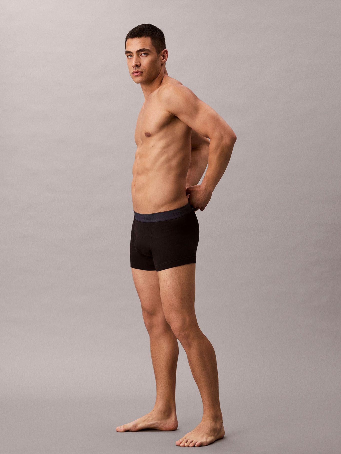 Pack 5 Bóxer Trunk Cotton Classic Negro Calvin Klein-4