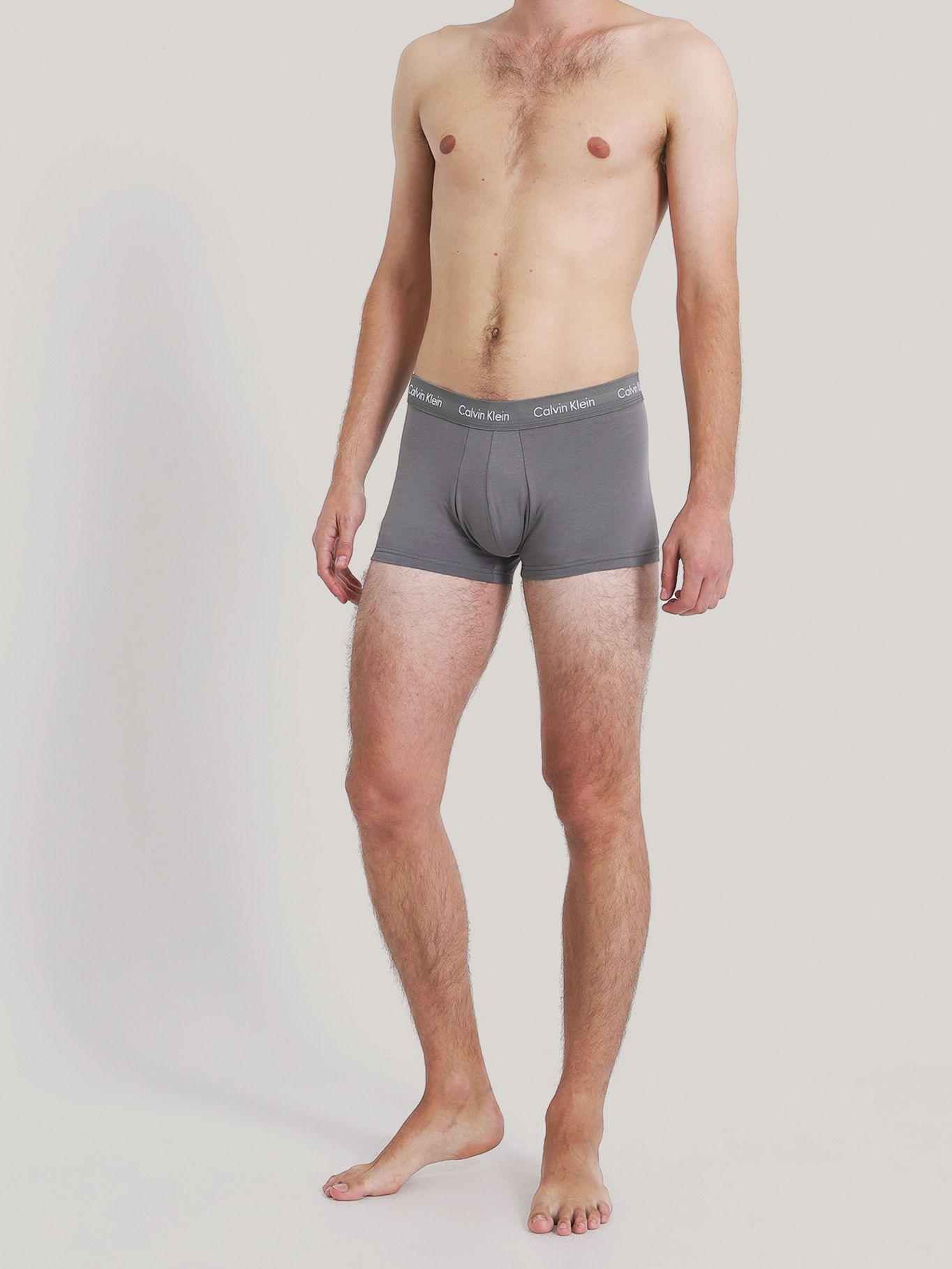 Pack 3 Bóxer Low Rise Trunk Cotton Stretch Negro-2