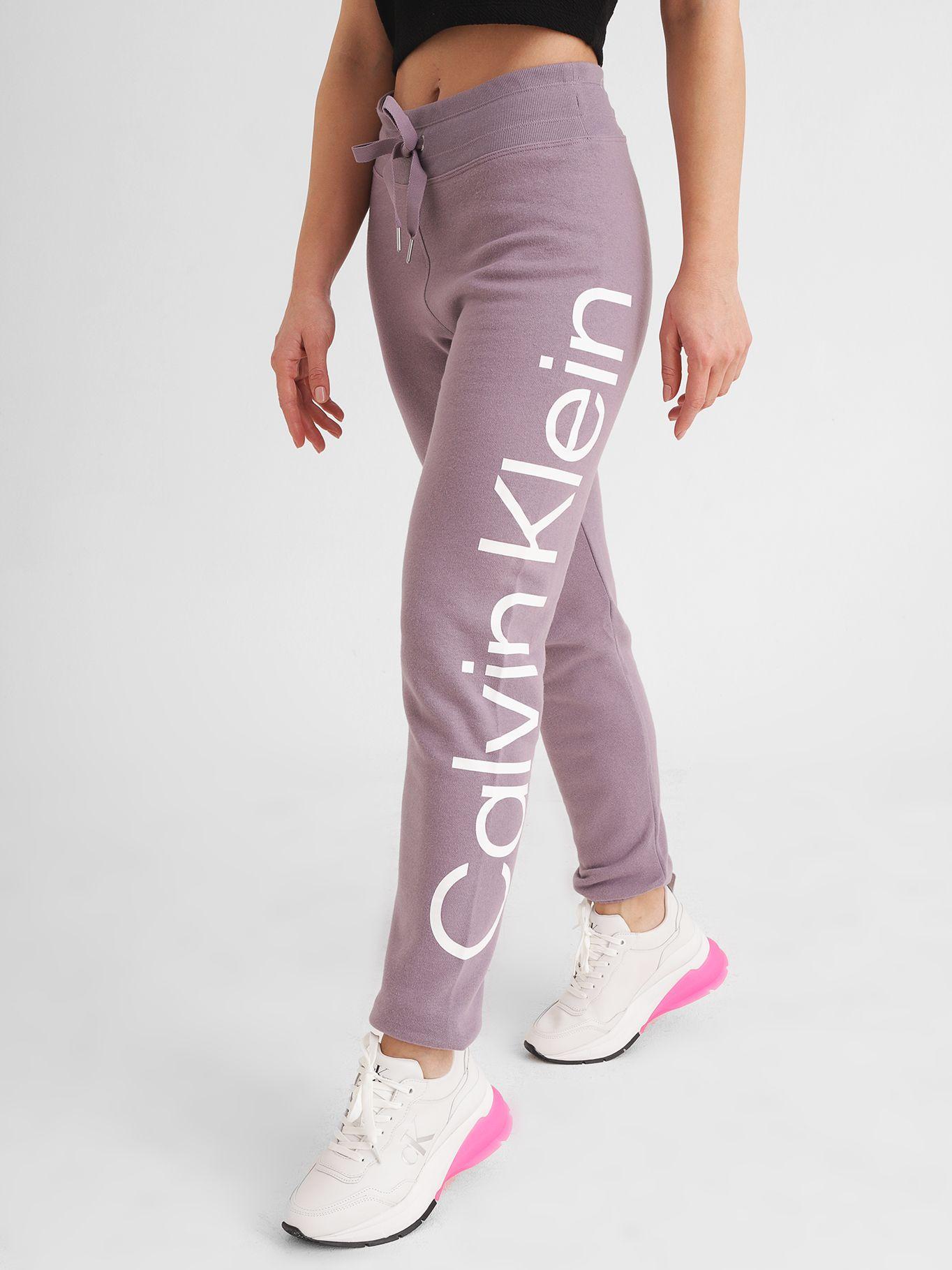 Jogger Slim Fit Sweatpan Lila Calvin Klein-0