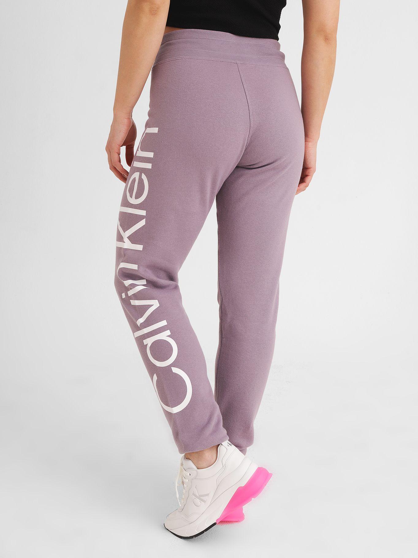 Jogger Slim Fit Sweatpan Lila Calvin Klein-1