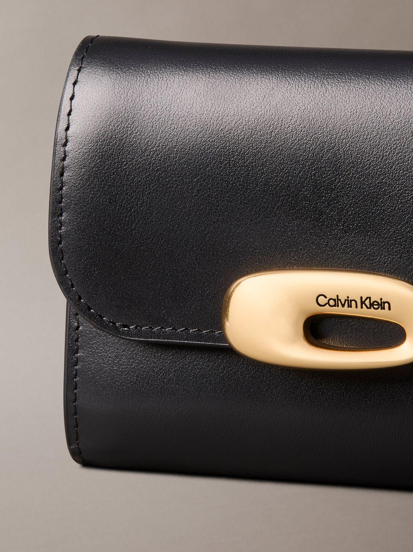Billetera Trifold con Bolsillo Negro Calvin Klein-3