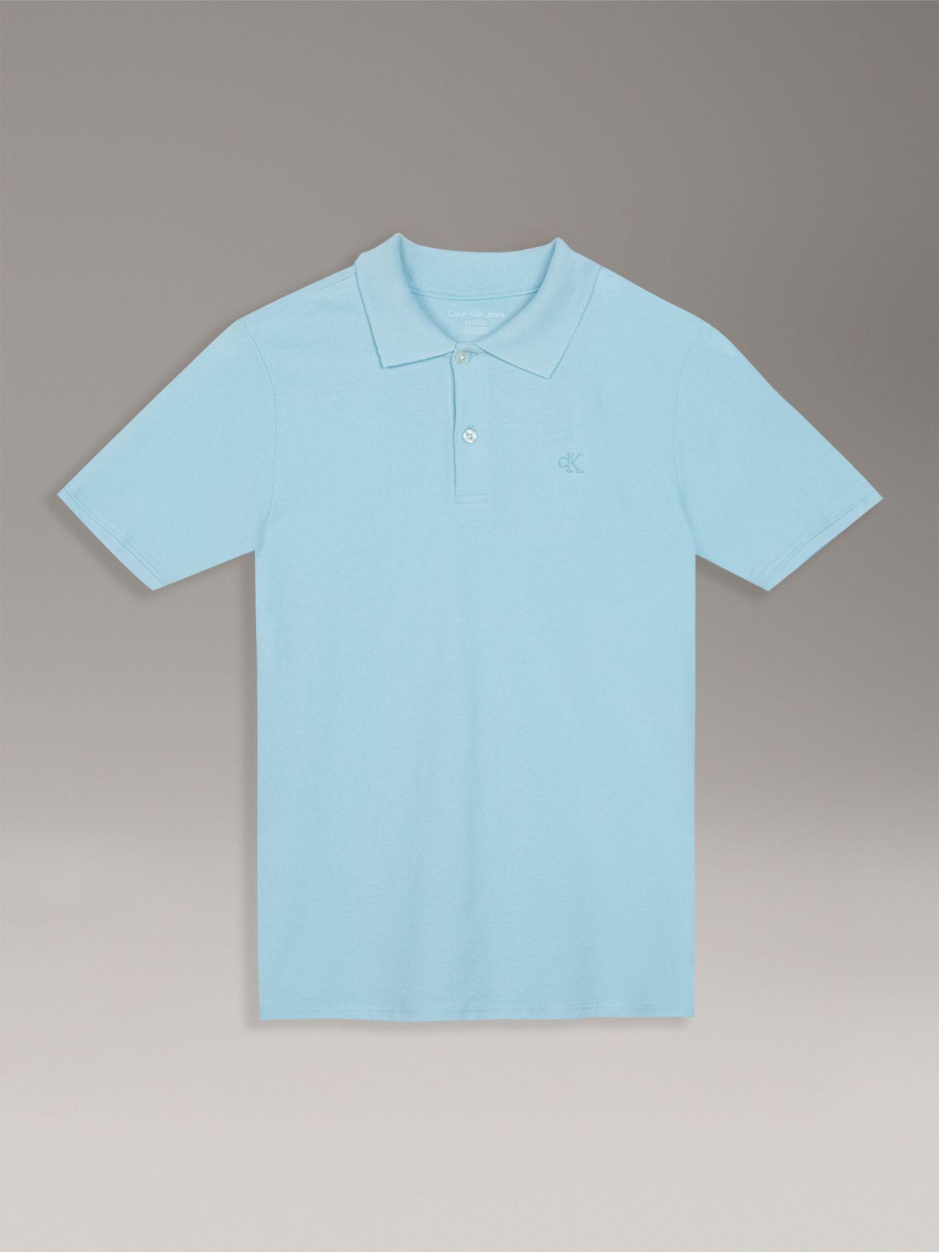 Polo Niño CK/Solid Celeste Calvin Klein-0