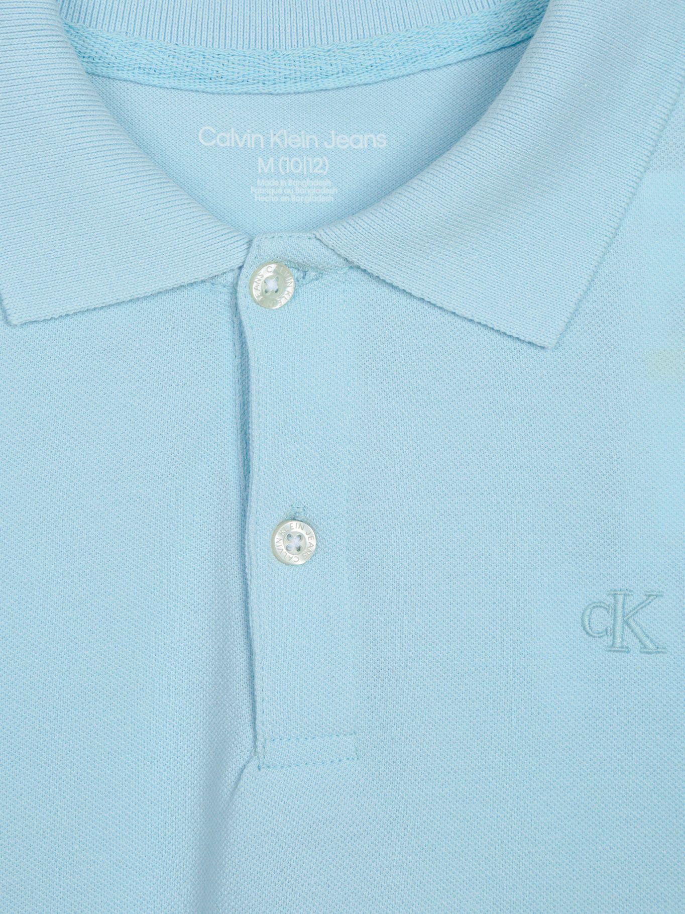 Polo Niño CK/Solid Celeste Calvin Klein-3