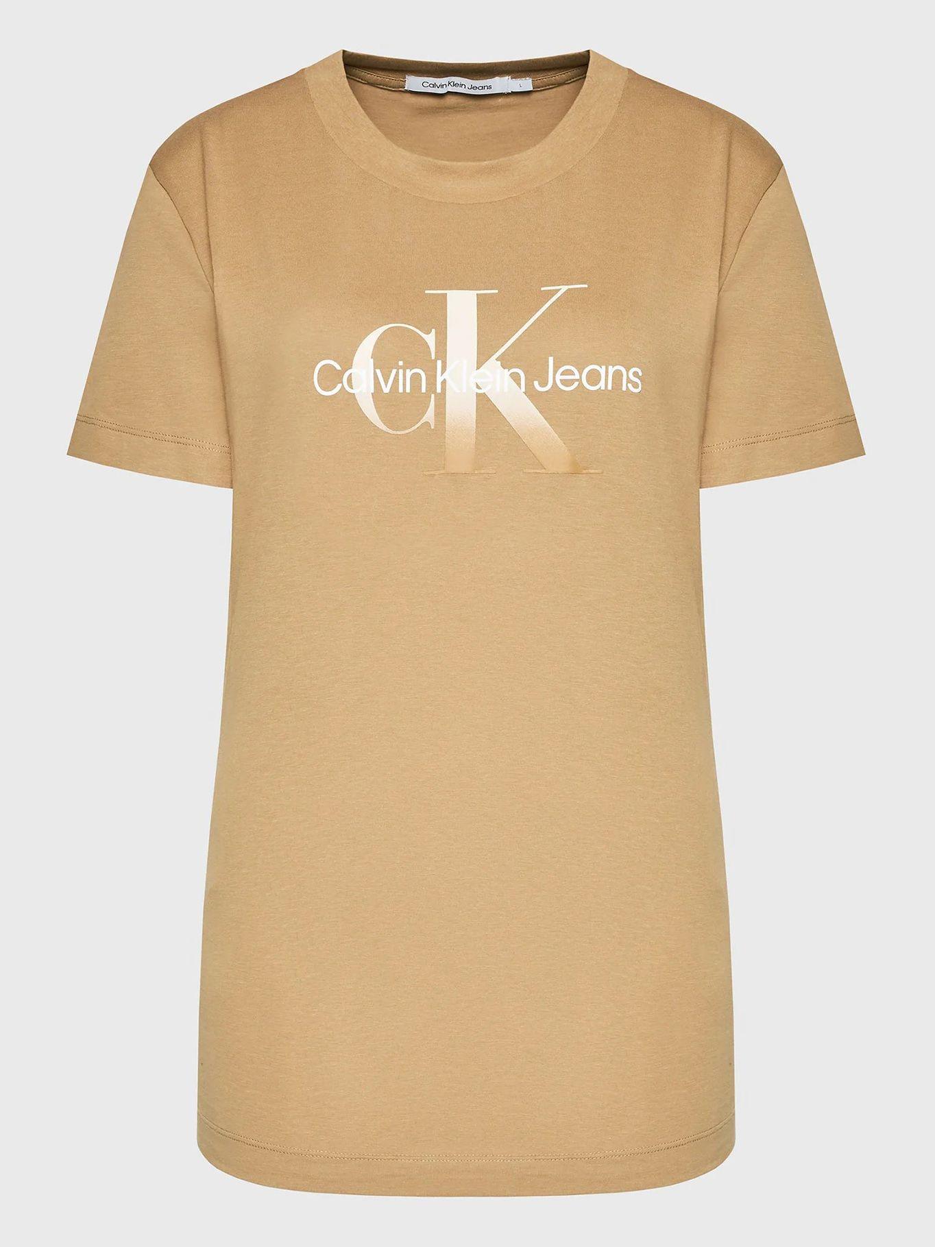 Polera Gradient Monologo Café Calvin Klein-4