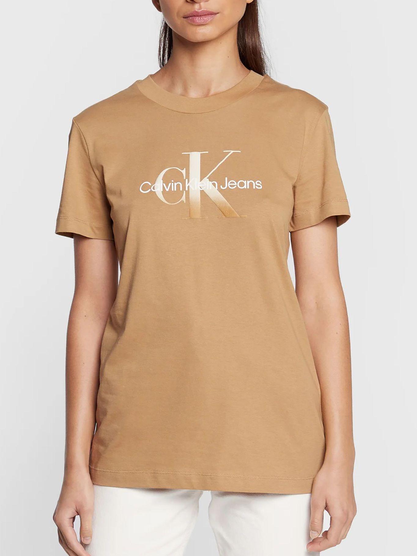 Polera Gradient Monologo Café Calvin Klein-0