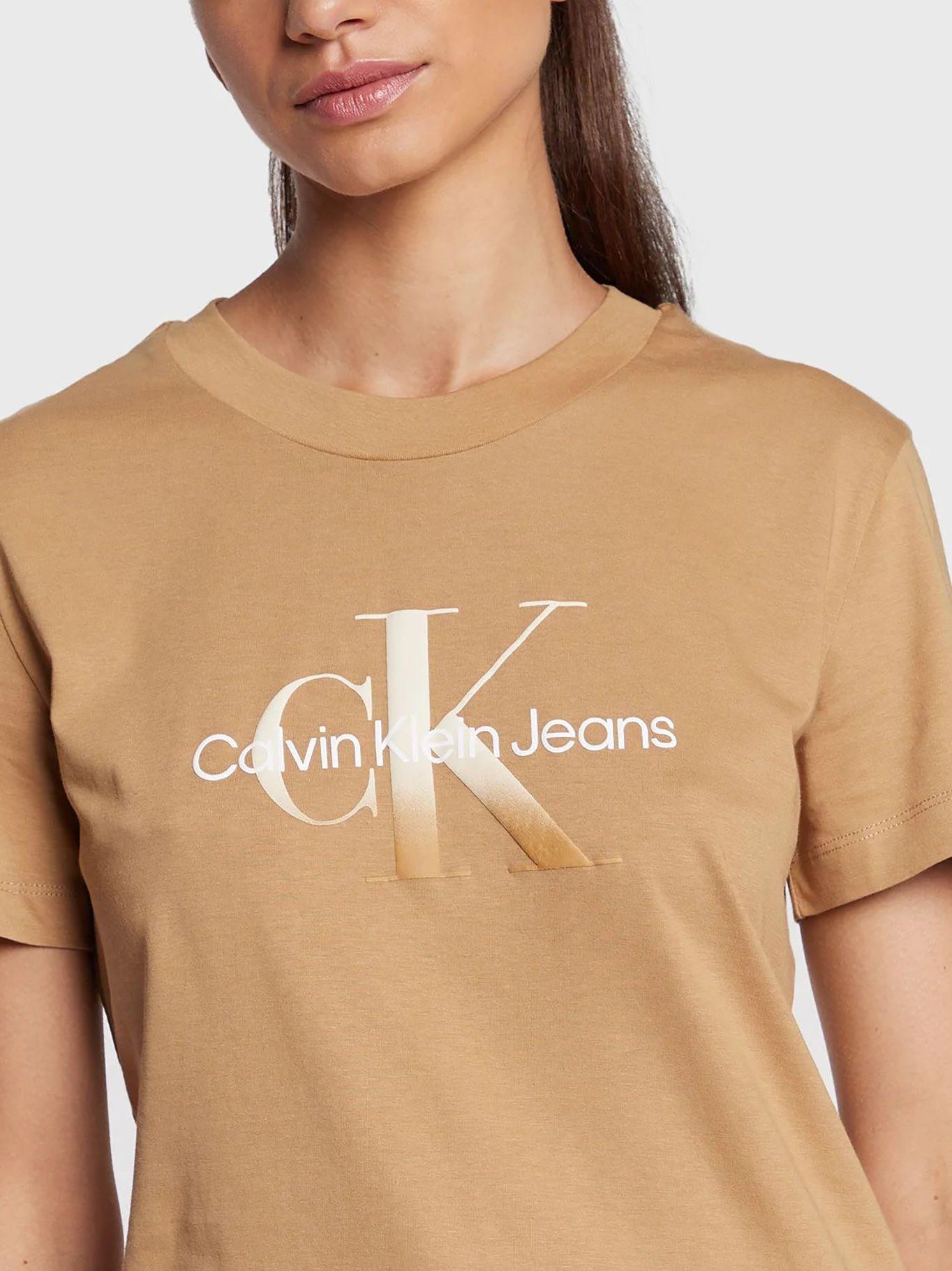 Polera Gradient Monologo Café Calvin Klein-3