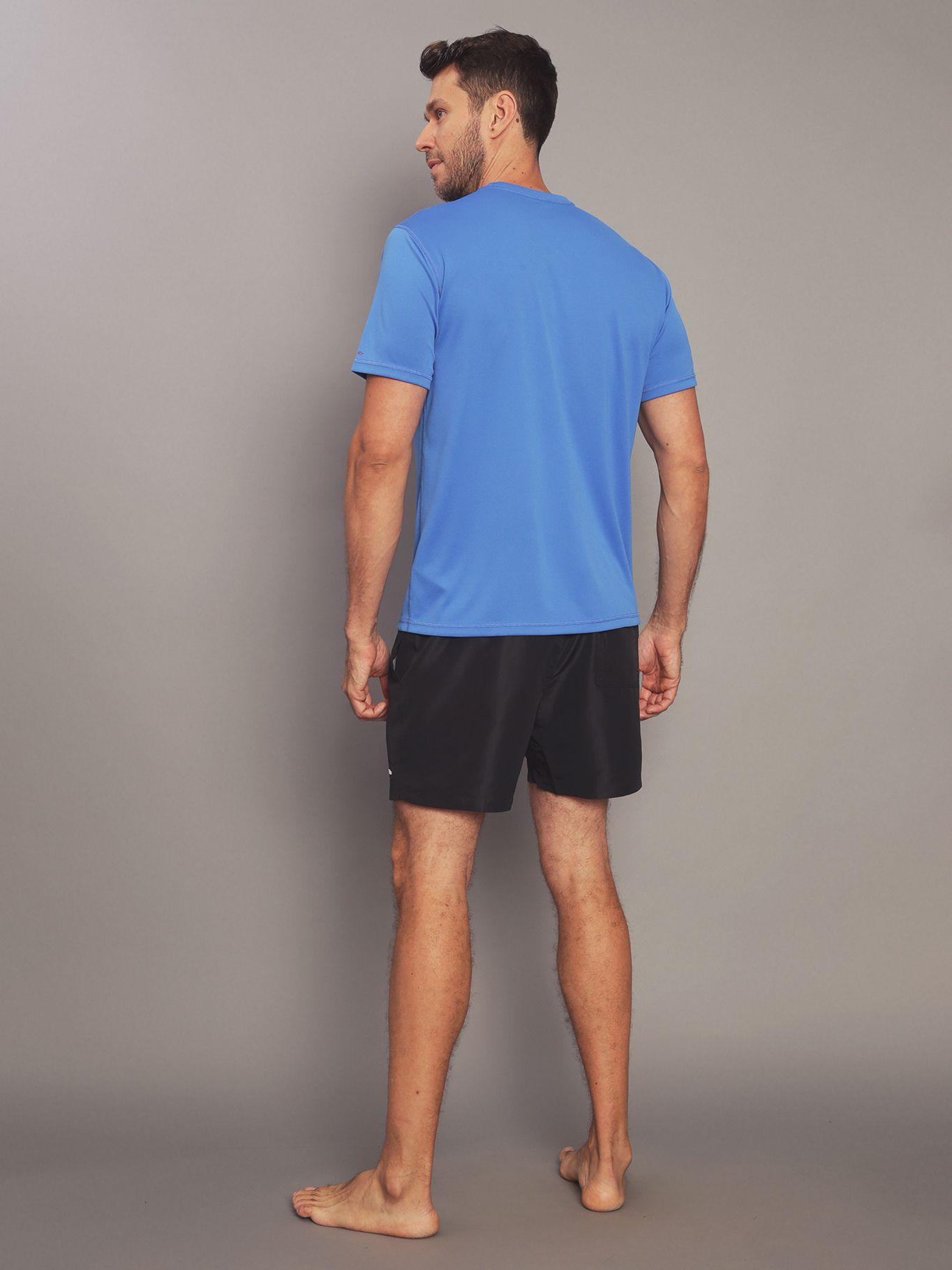 Polera Rash Guard Azul Calvin Klein-2