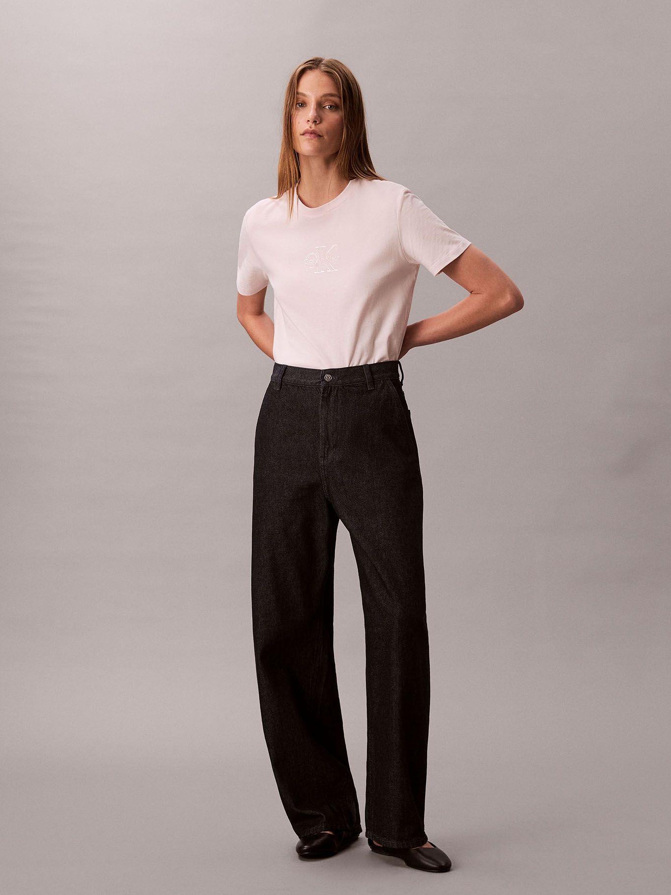 Polera Classic Foil Monologo Rosado Calvin Klein-1