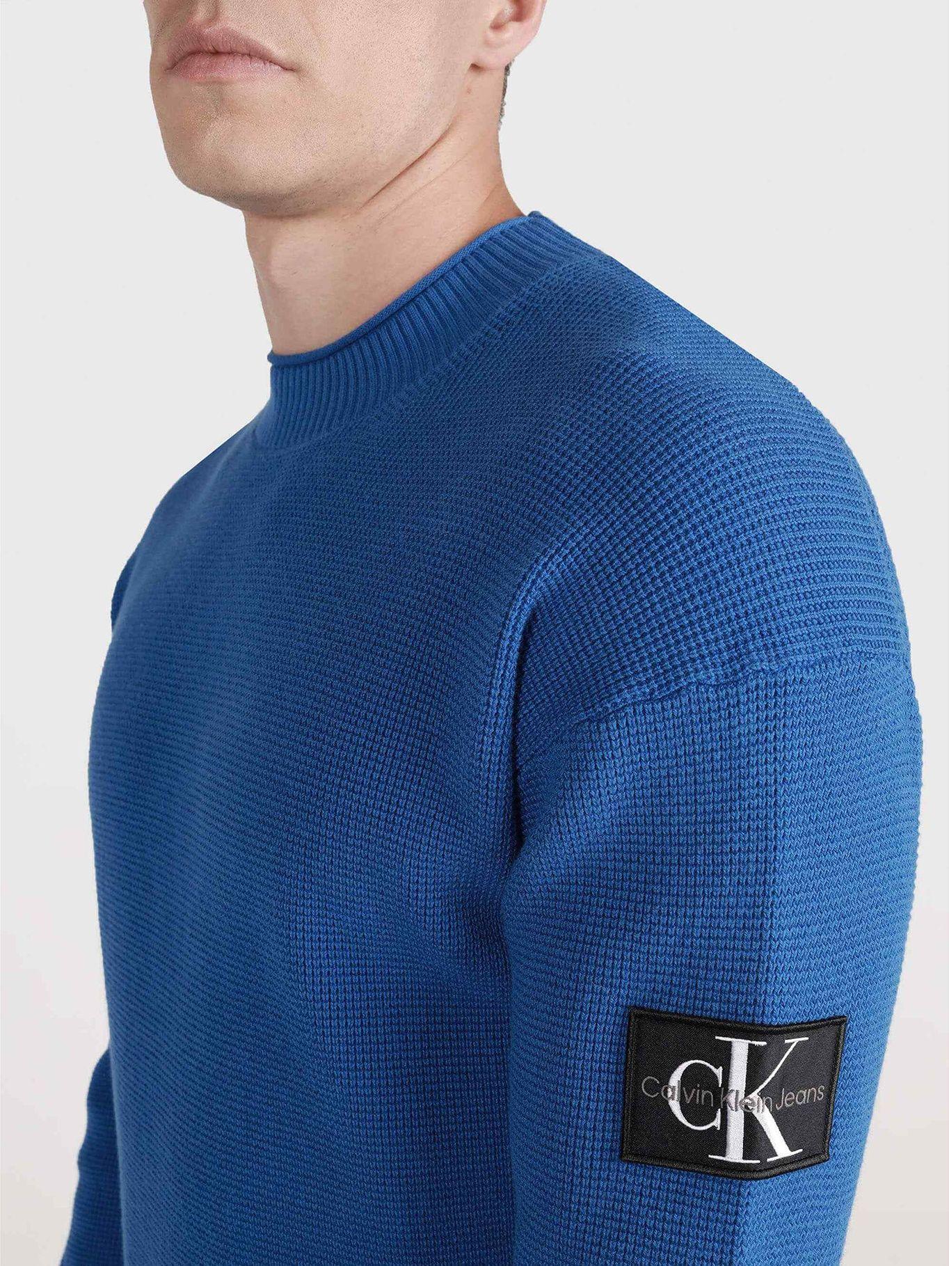 Sweater Badge Relaxed Azul Calvin Klein-3
