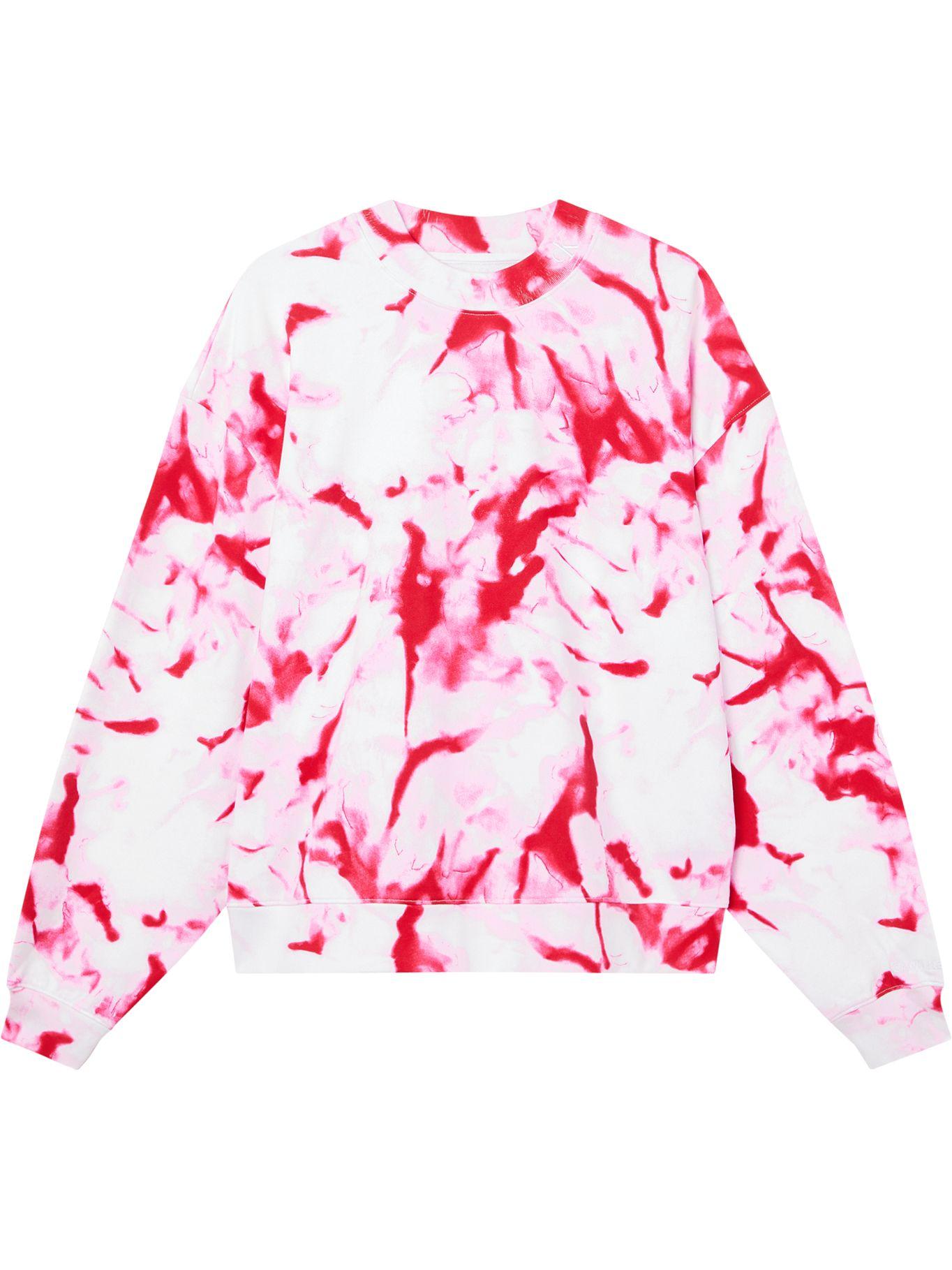 Polerón Marble Rojo Calvin Klein-0