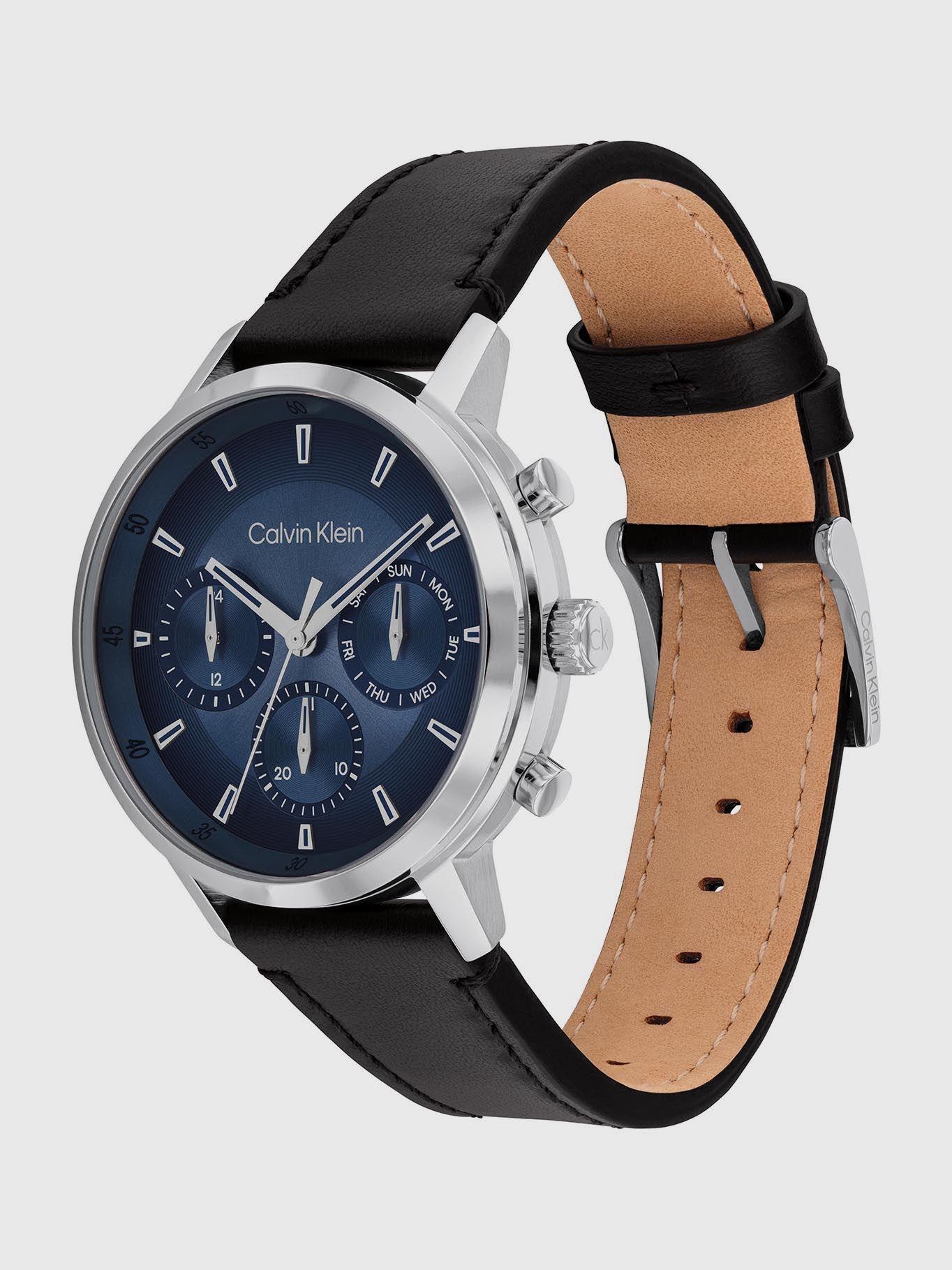 Reloj Gauge Blue Plateado Calvin Klein-2