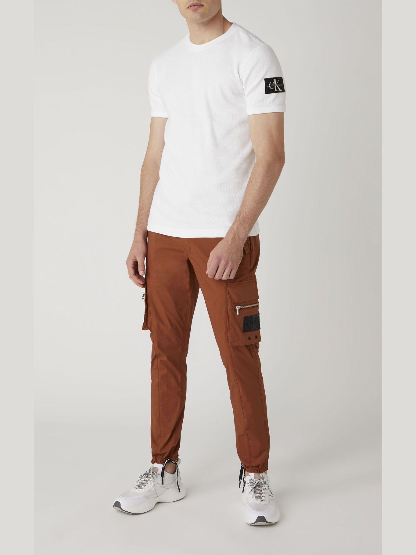 Polera Monogram Badge Blanco SP22 Calvin Klein-1