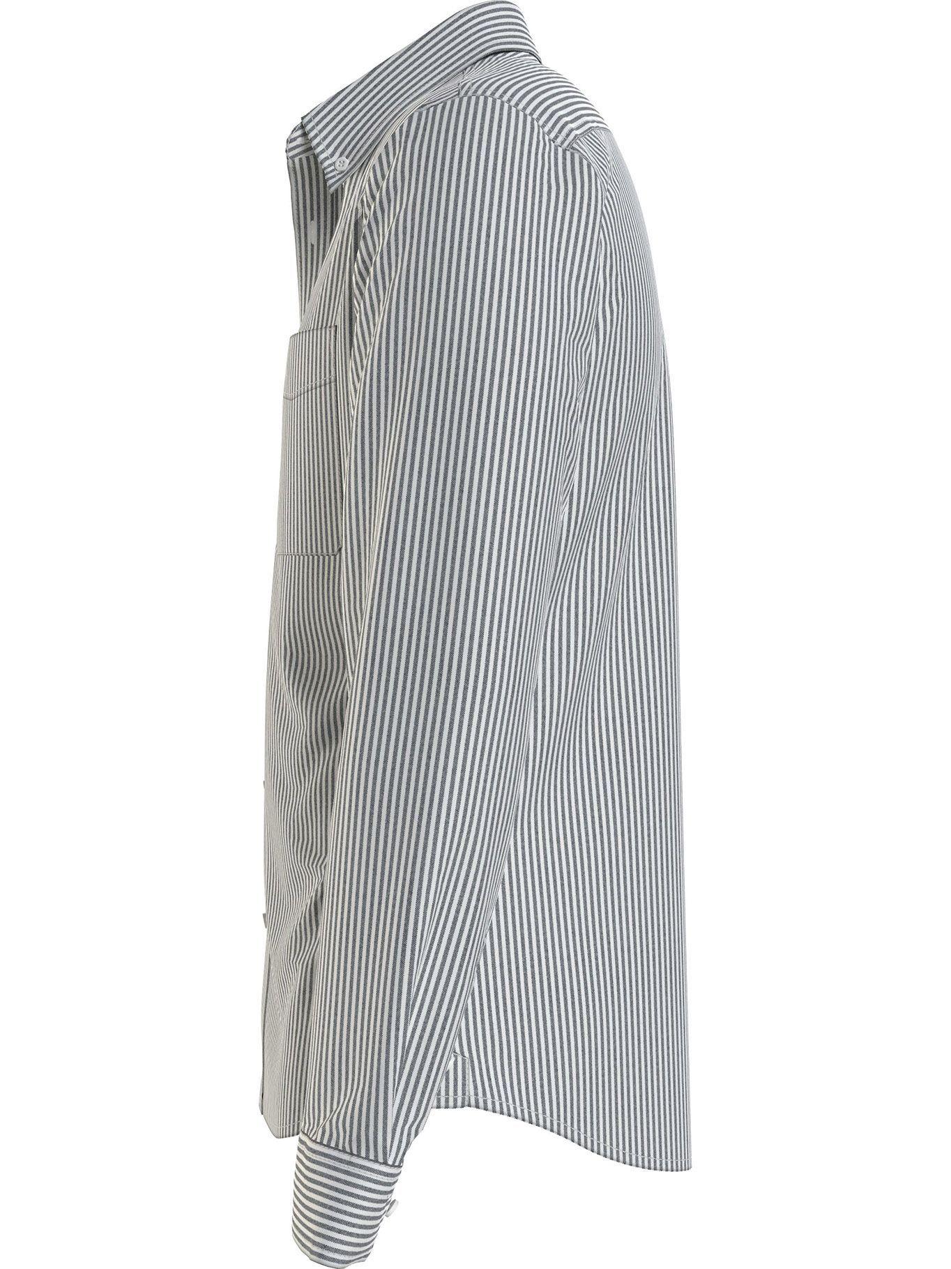 Camisa Slim Stripe Negro Calvin Klein-4