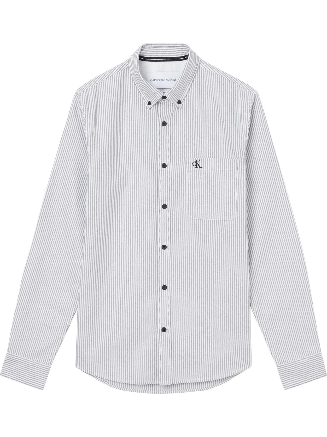 Camisa Slim Stripe Negro Calvin Klein-3