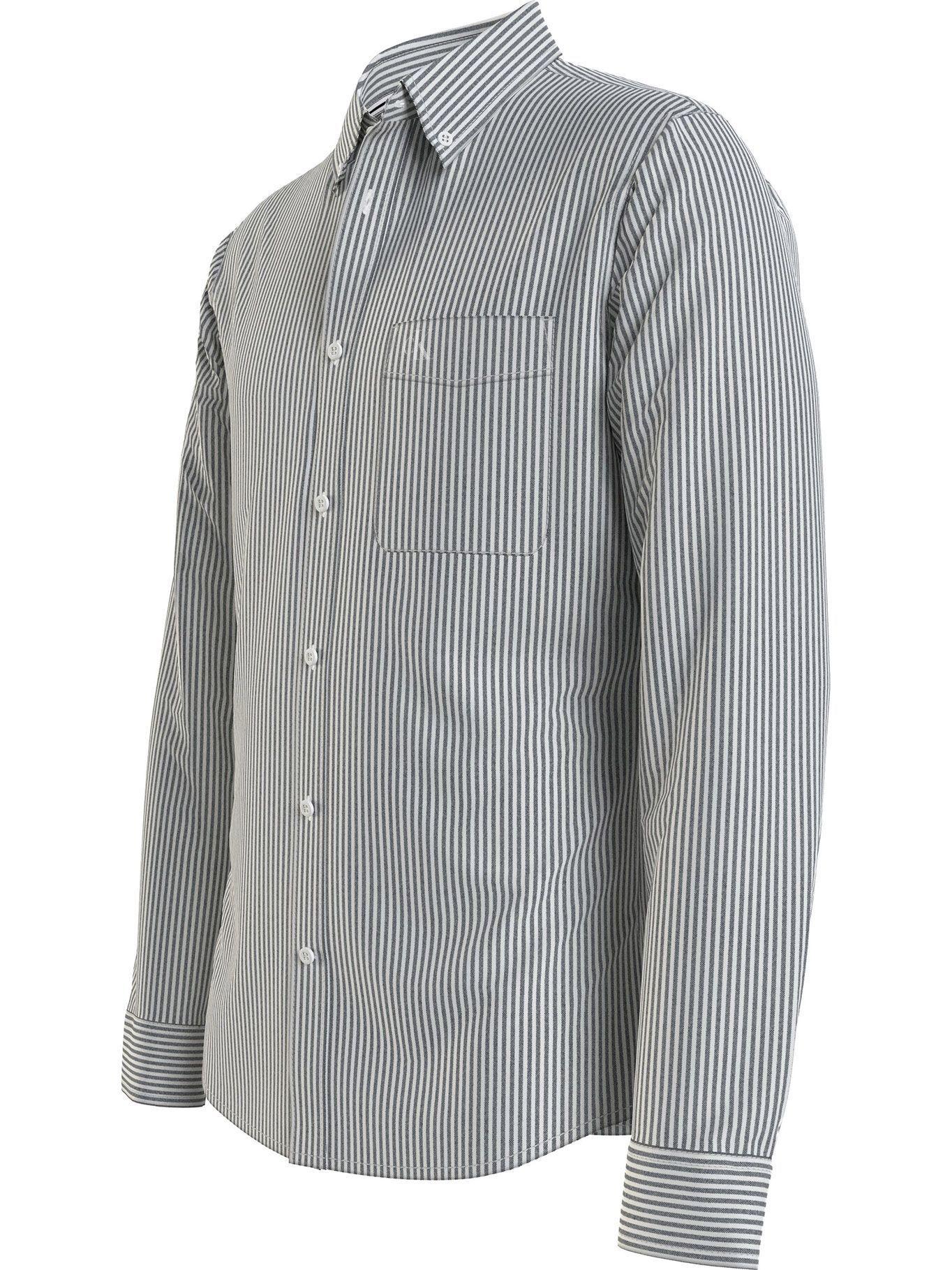 Camisa Slim Stripe Negro Calvin Klein-2