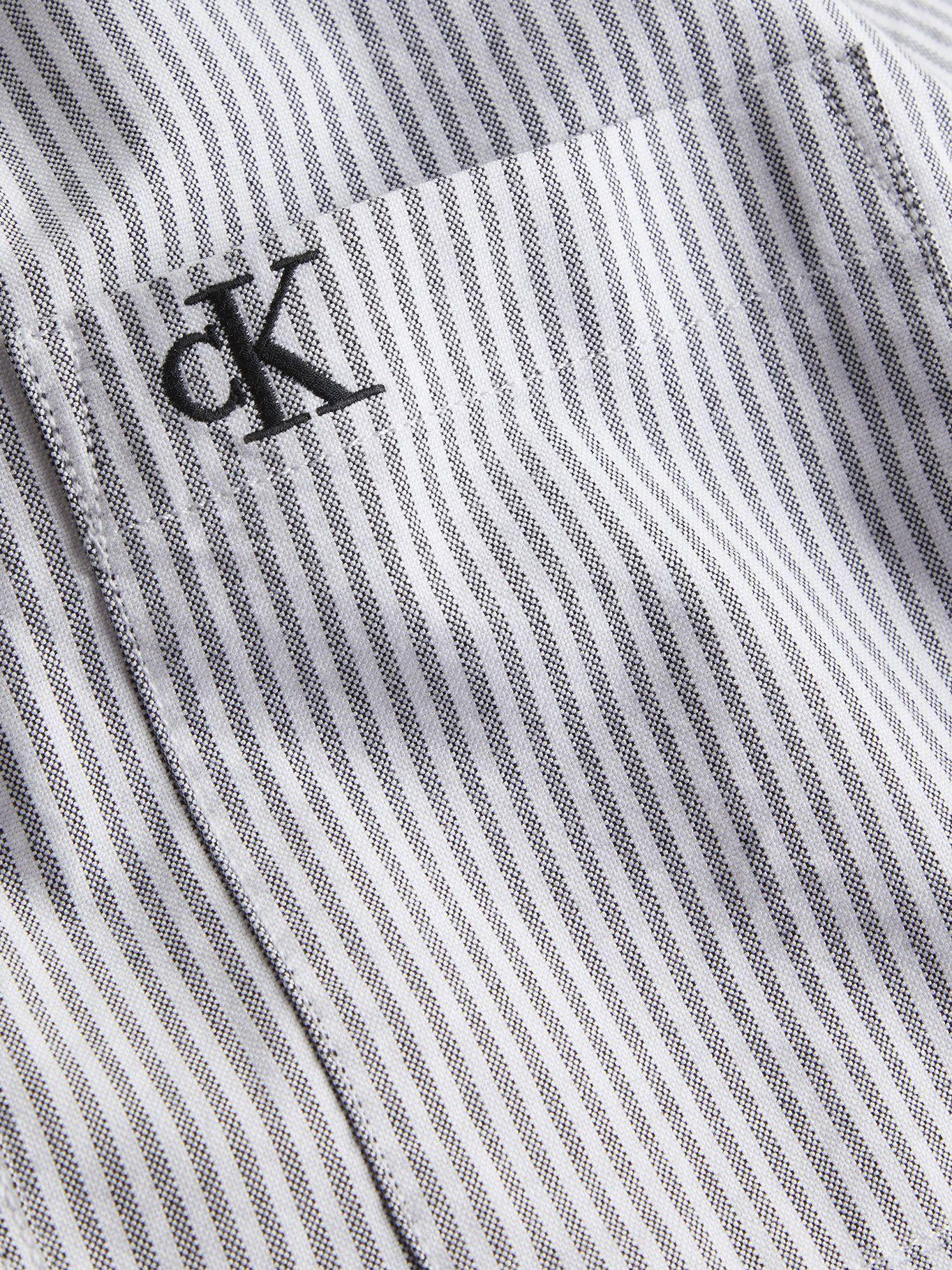 Camisa Slim Stripe Negro Calvin Klein-5