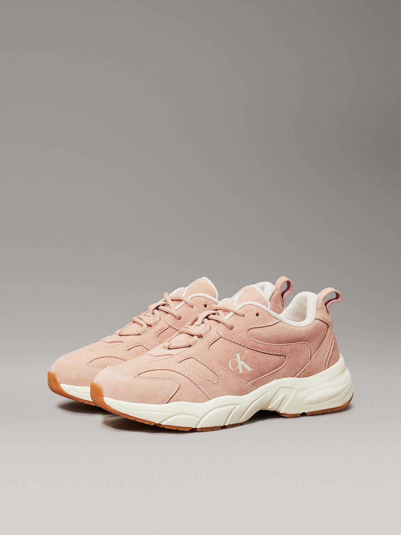 Zapatillas retro de gamuza Rosado Calvin Klein-0