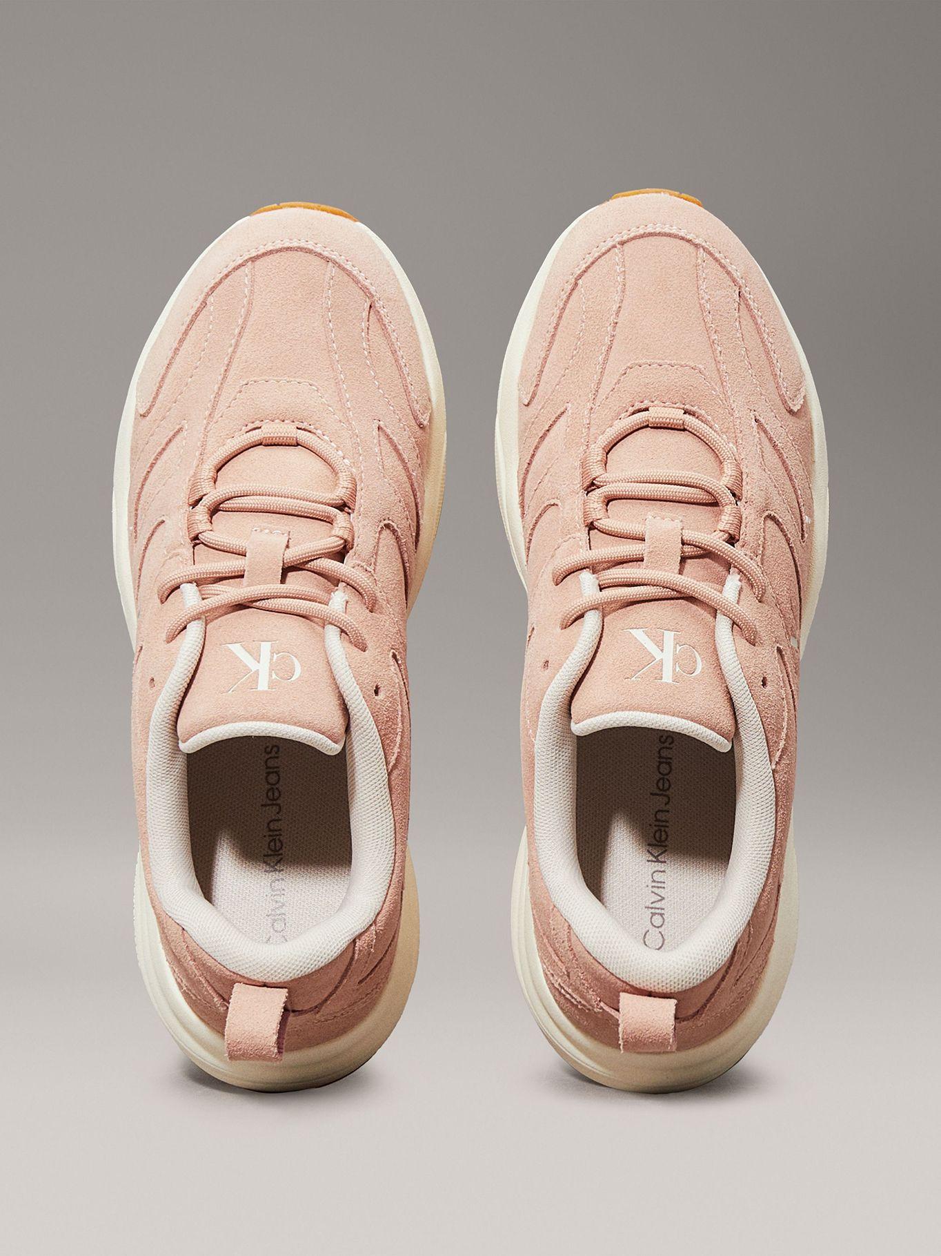 Zapatillas retro de gamuza Rosado Calvin Klein-2