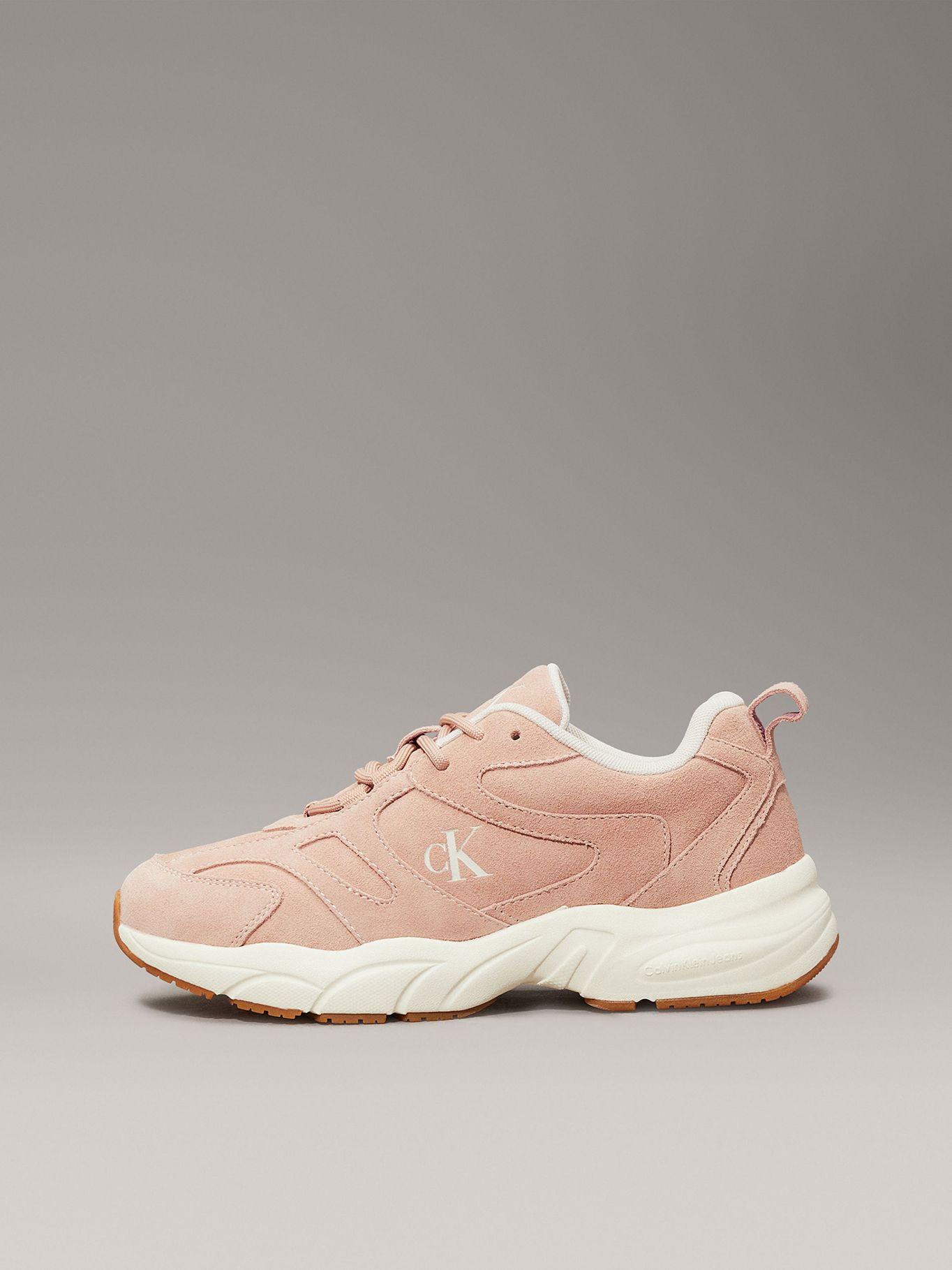 Zapatillas retro de gamuza Rosado Calvin Klein-5