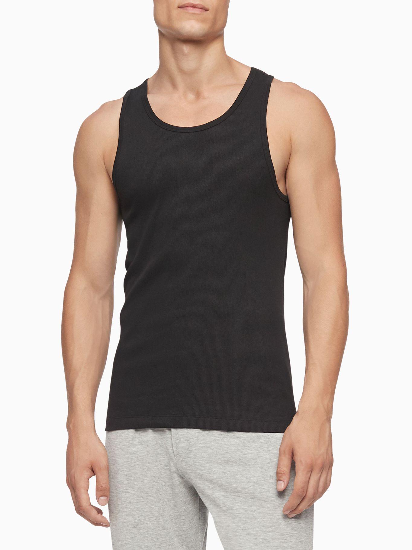Pack 3 Camisetas Cotton Classics Negro Calvin Klein-1