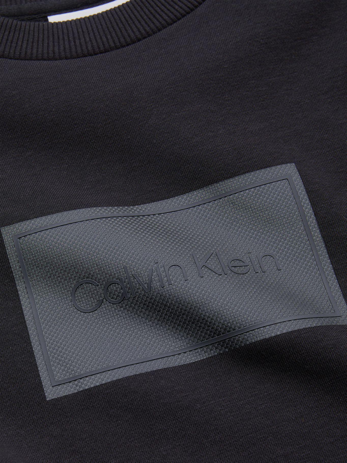 Polerón Textured Logo Negro Calvin Klein-4