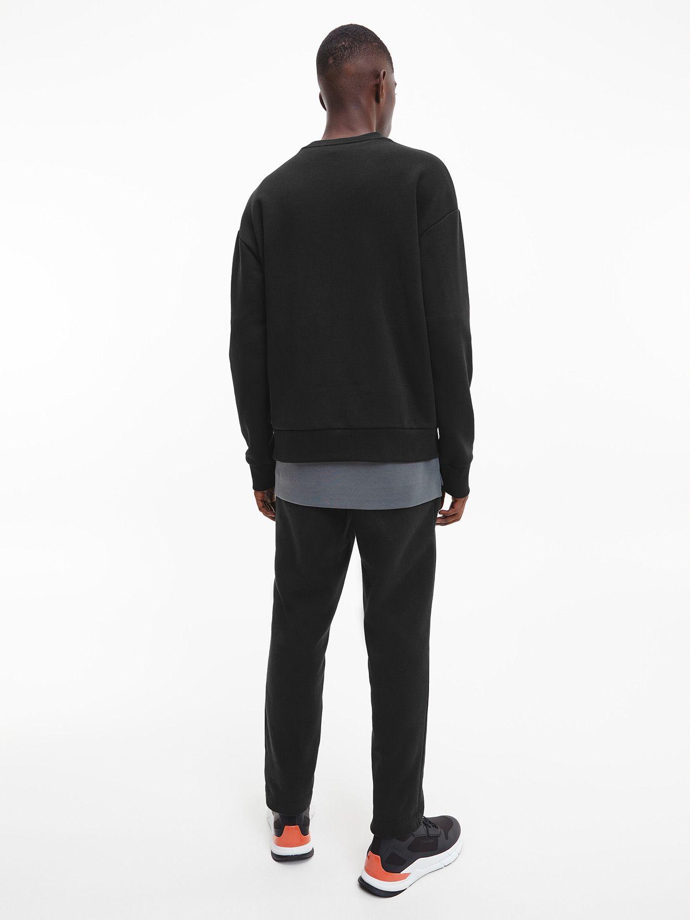 Polerón Textured Logo Negro Calvin Klein-2