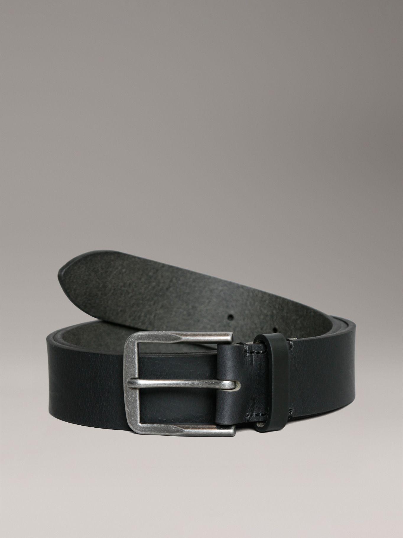 Cinturón de Cuero Classic Negro Calvin Klein-0