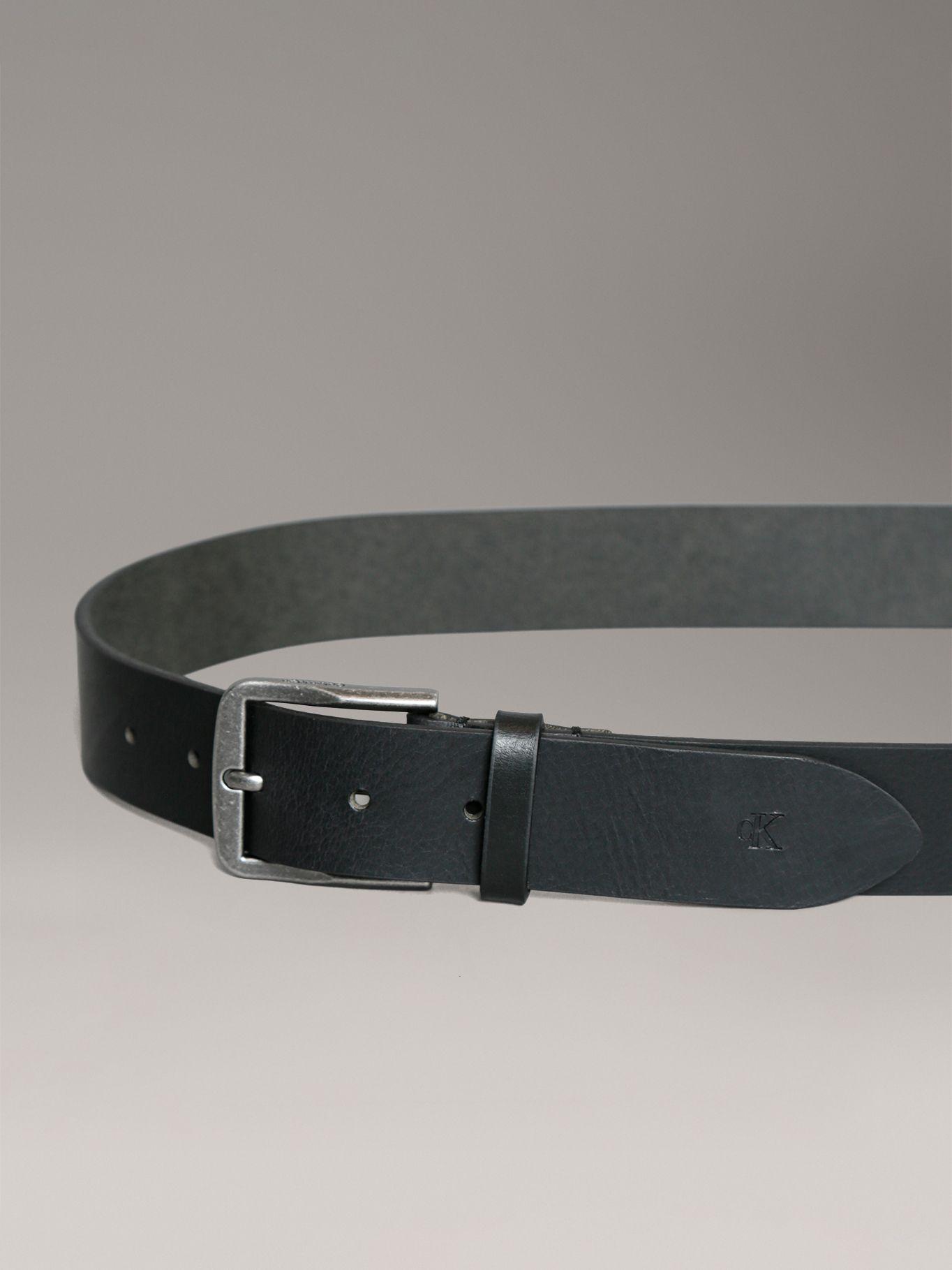 Cinturón de Cuero Classic Negro Calvin Klein-2