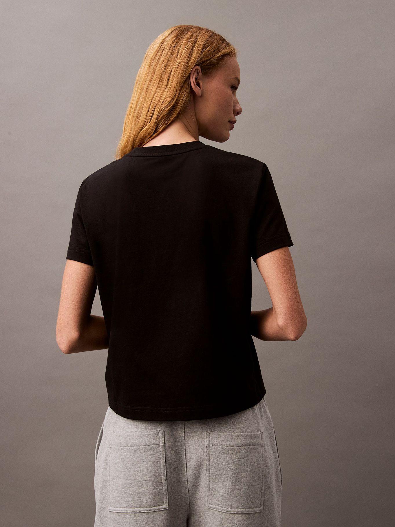 Polera con Logo Archive Negro Calvin Klein-2