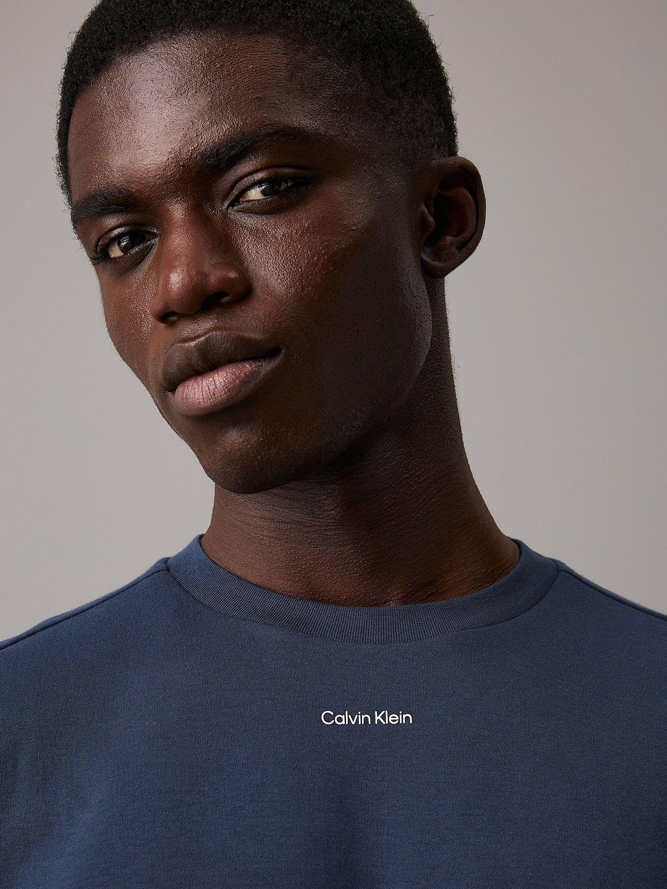 Polera Nano Logo Interlock PPK Azul Calvin Klein-3