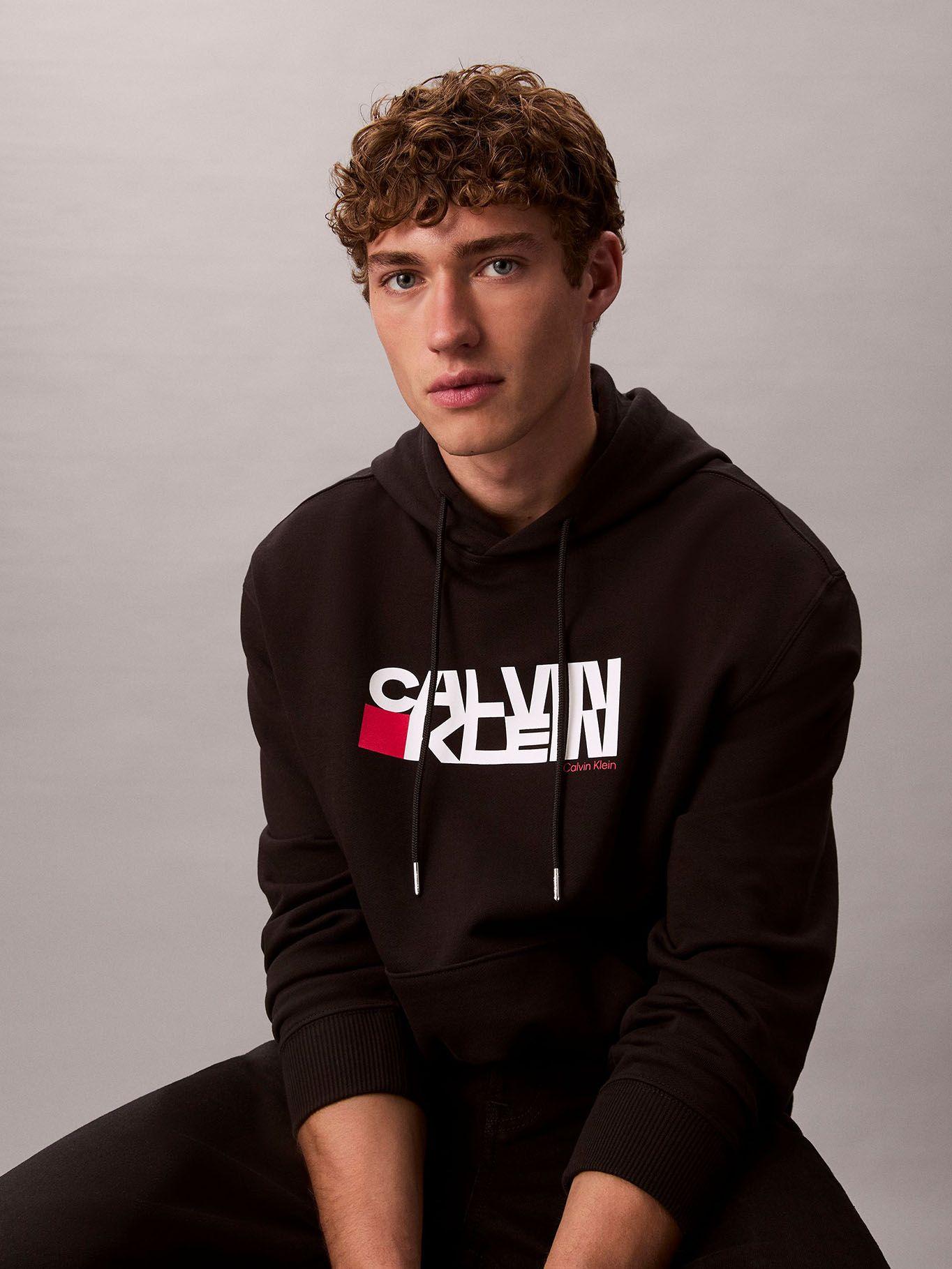 Polerón con Gorro y Logo Red Box Negro Calvin Klein-4