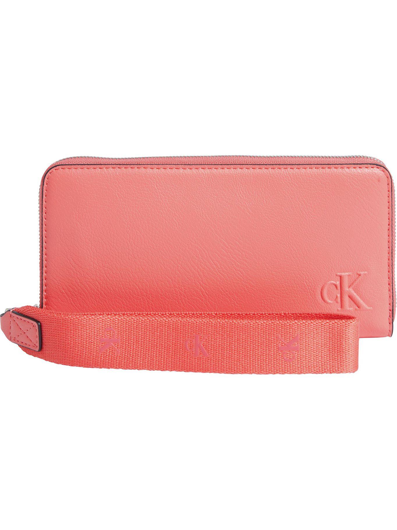 Billetera Ultralight Zip Rosado Calvin Klein-0