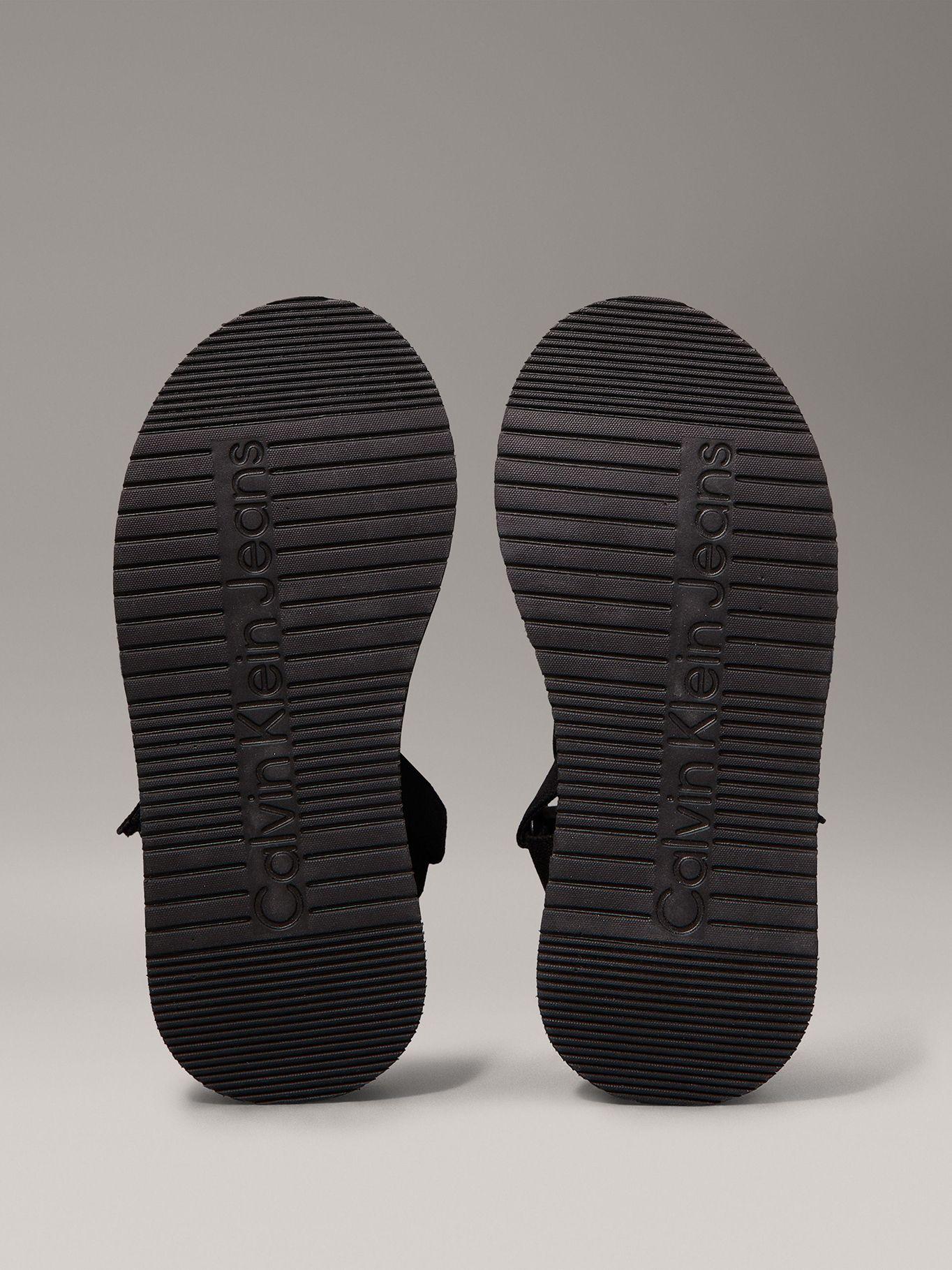 Sandalias de Lona Velcro Webbing Negro Calvin Klein-3
