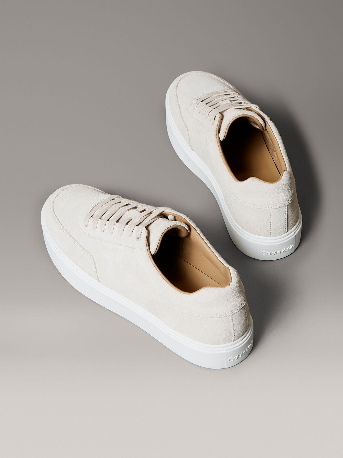 Zapatillas Oxford de Gamuza Beige Calvin Klein-1