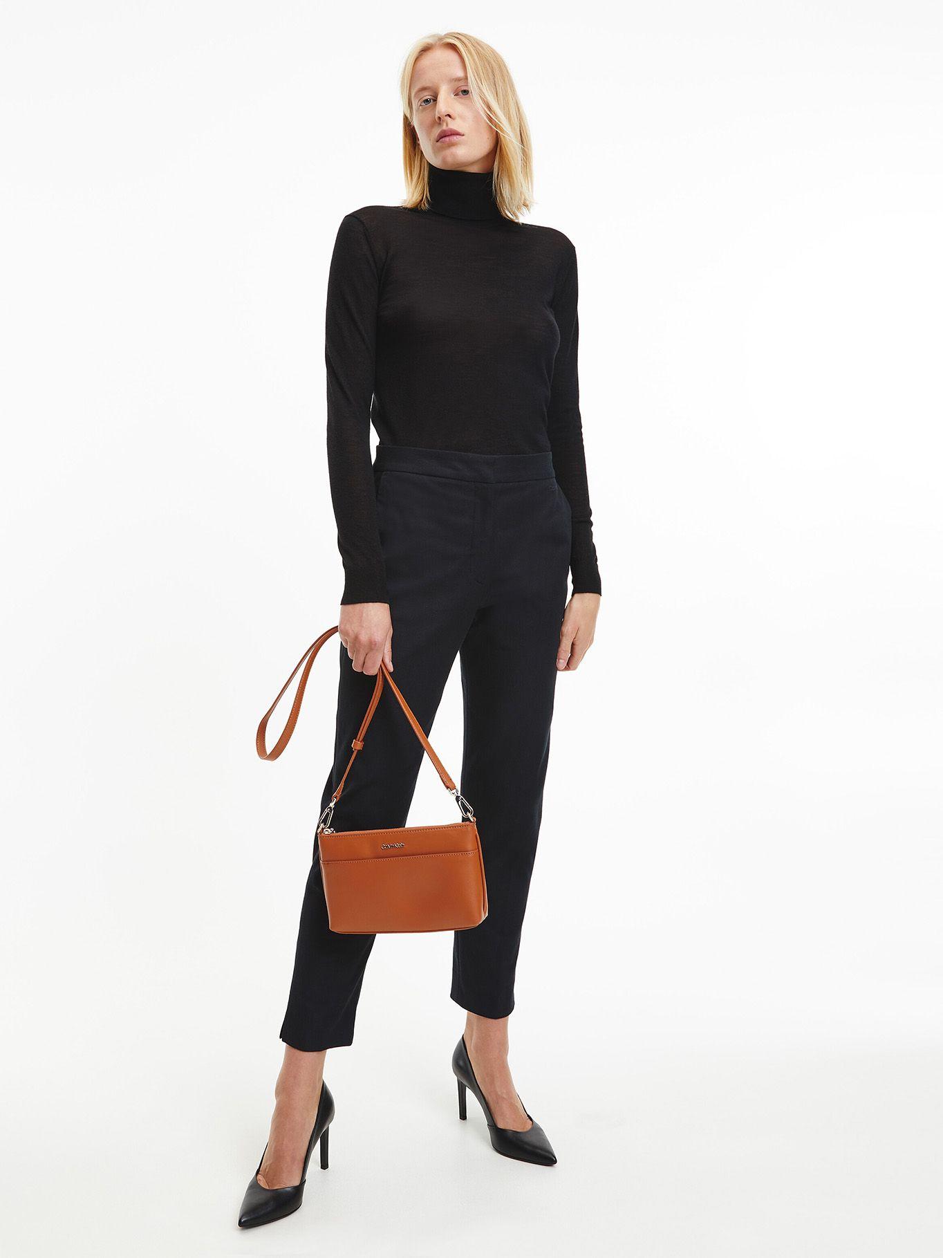 Cartera Crossbody Café Calvin Klein-4