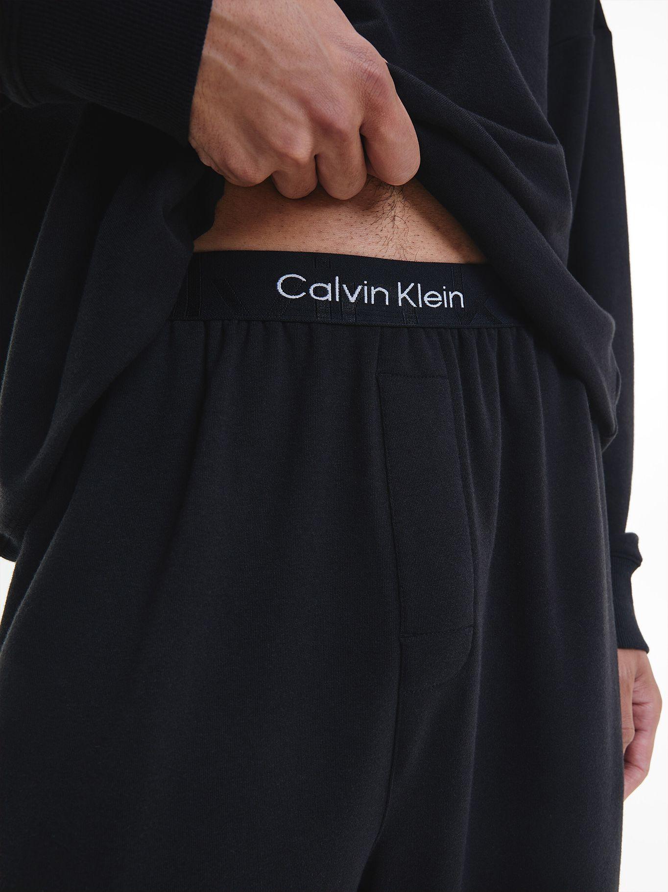 Pantalón Pijama Embossed Icon Negro Calvin Klein-2