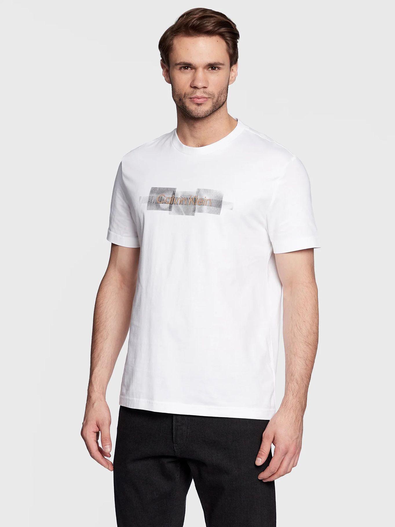 Camiseta con logo Blanco Calvin Klein K10K110799-YAF-0