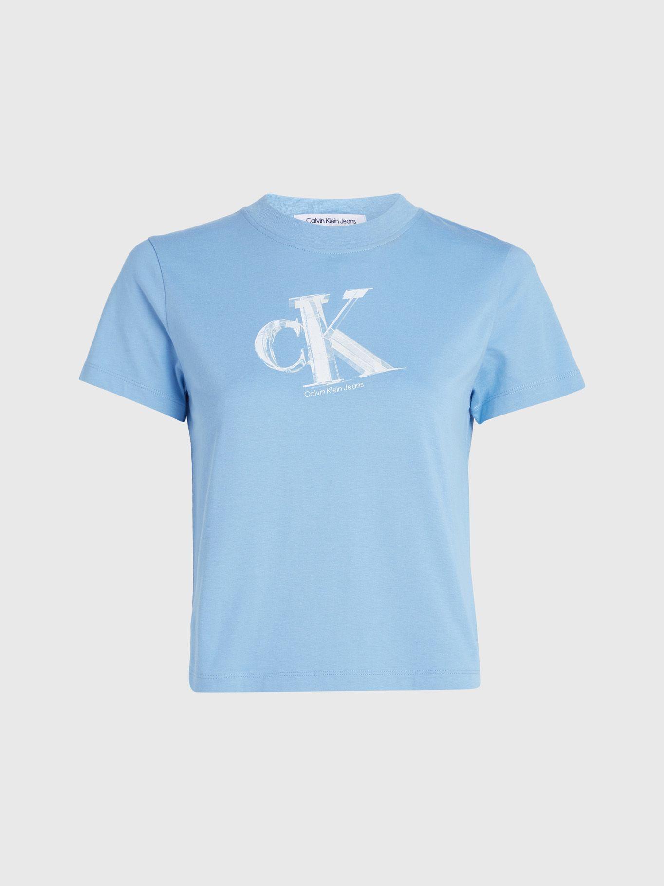 Polera Meta Ck Baby Azul Calvin Klein-4
