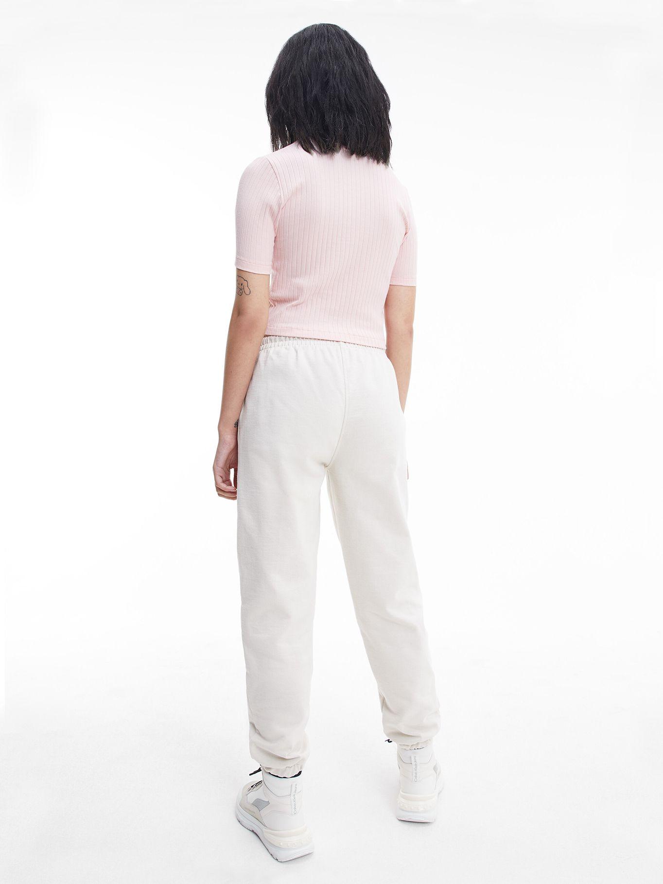 Polera Badge Slim TKY Rosado Calvin Klein-2