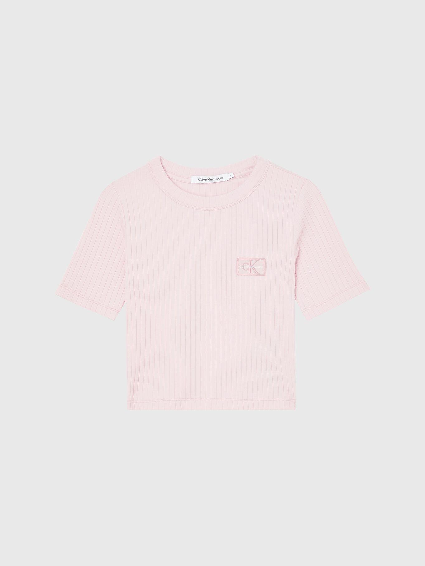 Polera Badge Slim TKY Rosado Calvin Klein-4