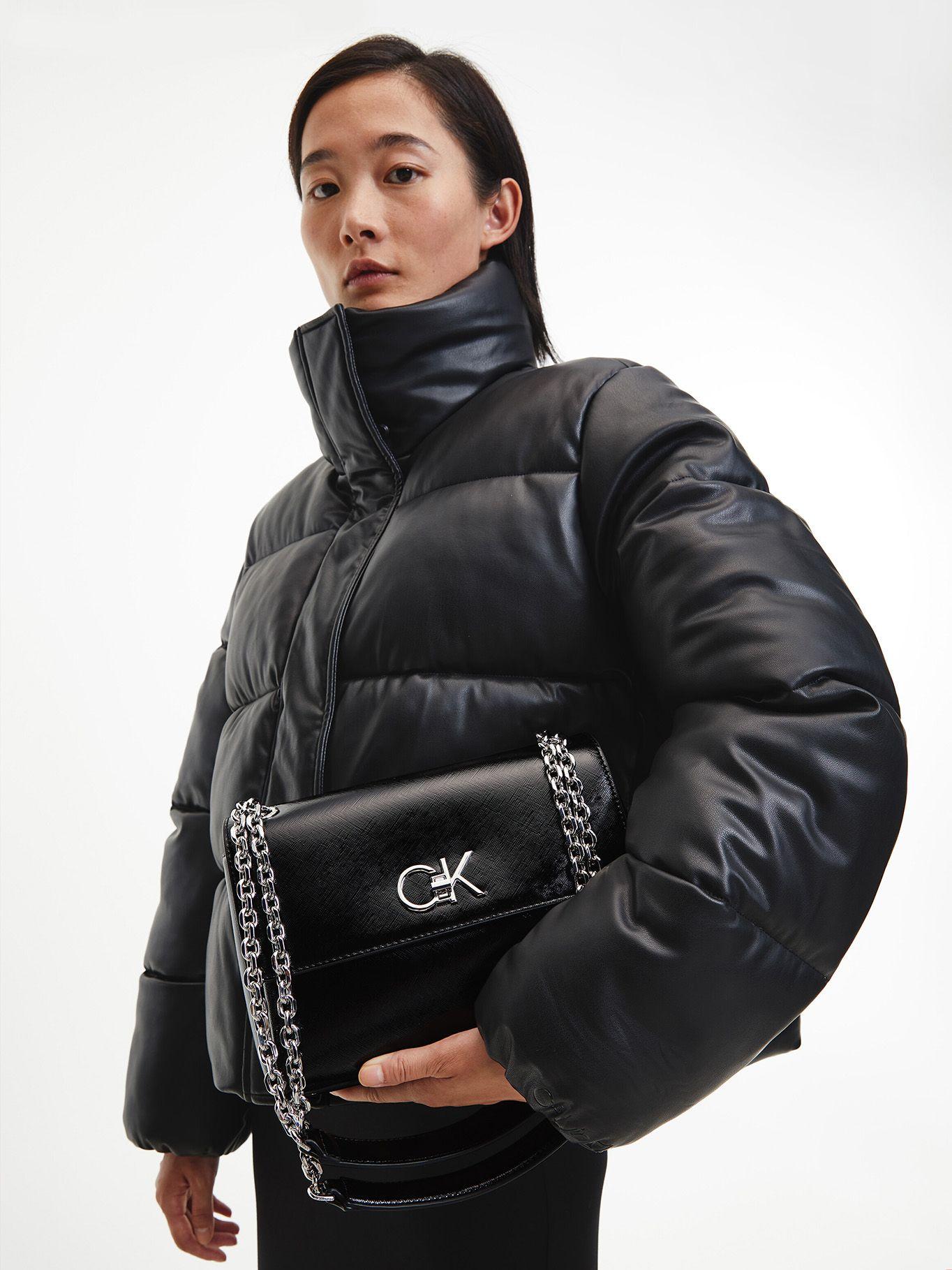 Cartera Re-Lock Ew Conv Crossbody Negro Calvin Klein-3