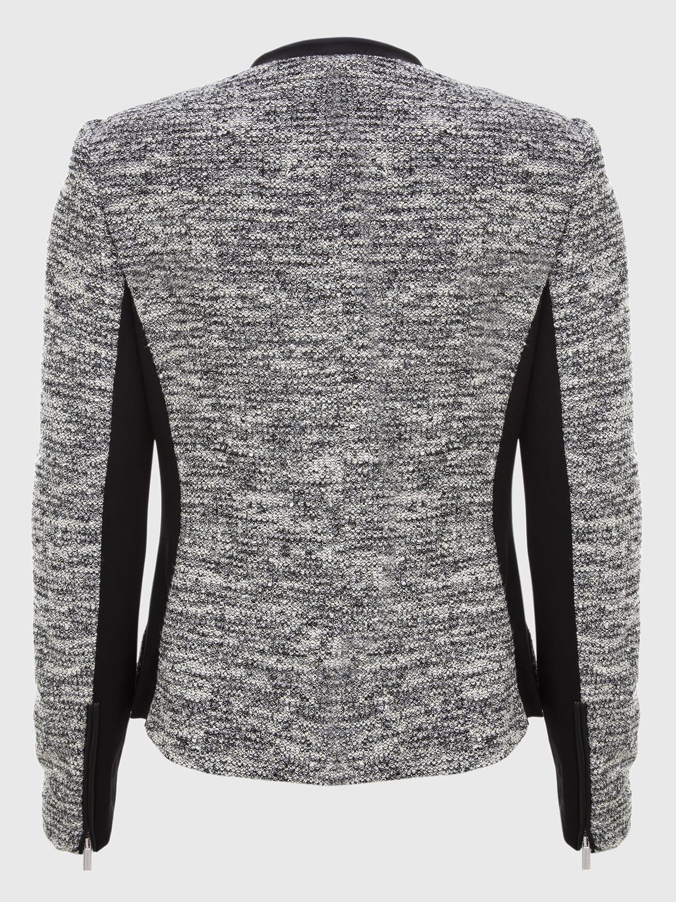 Chaqueta Tweed Gris Calvin Klein-2