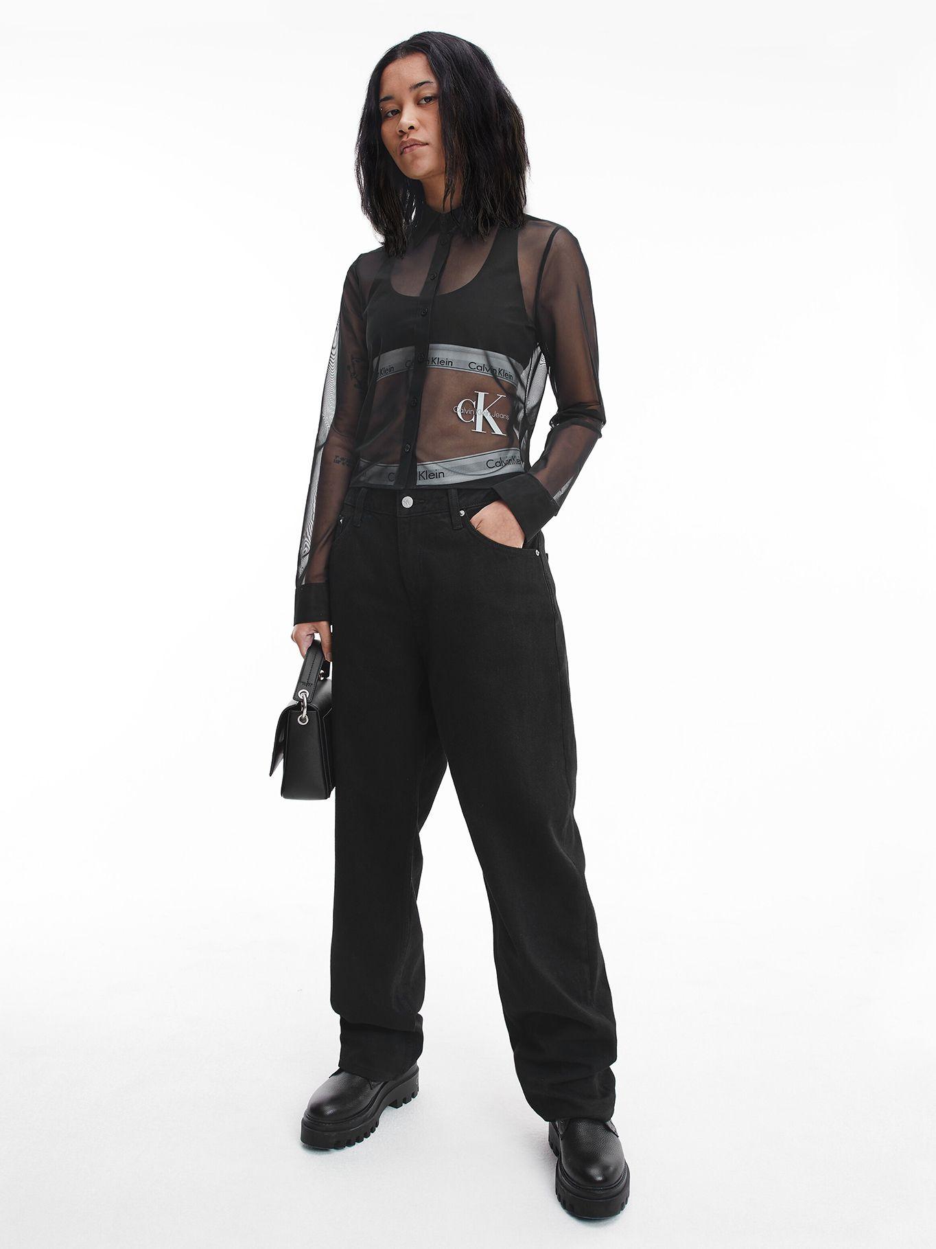 Polera Monologo MK Negro Calvin Klein-1