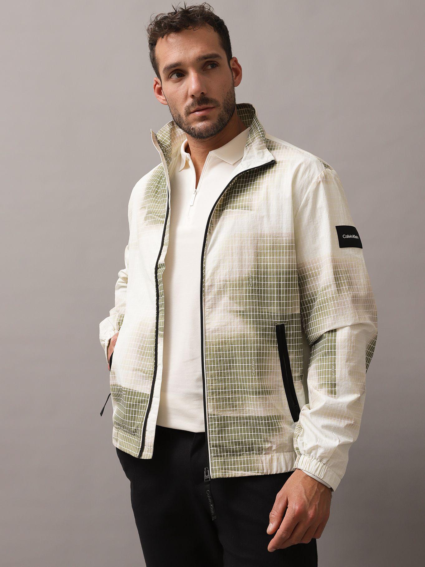 Chaqueta Diffused Grid Multicolor Calvin Klein-0