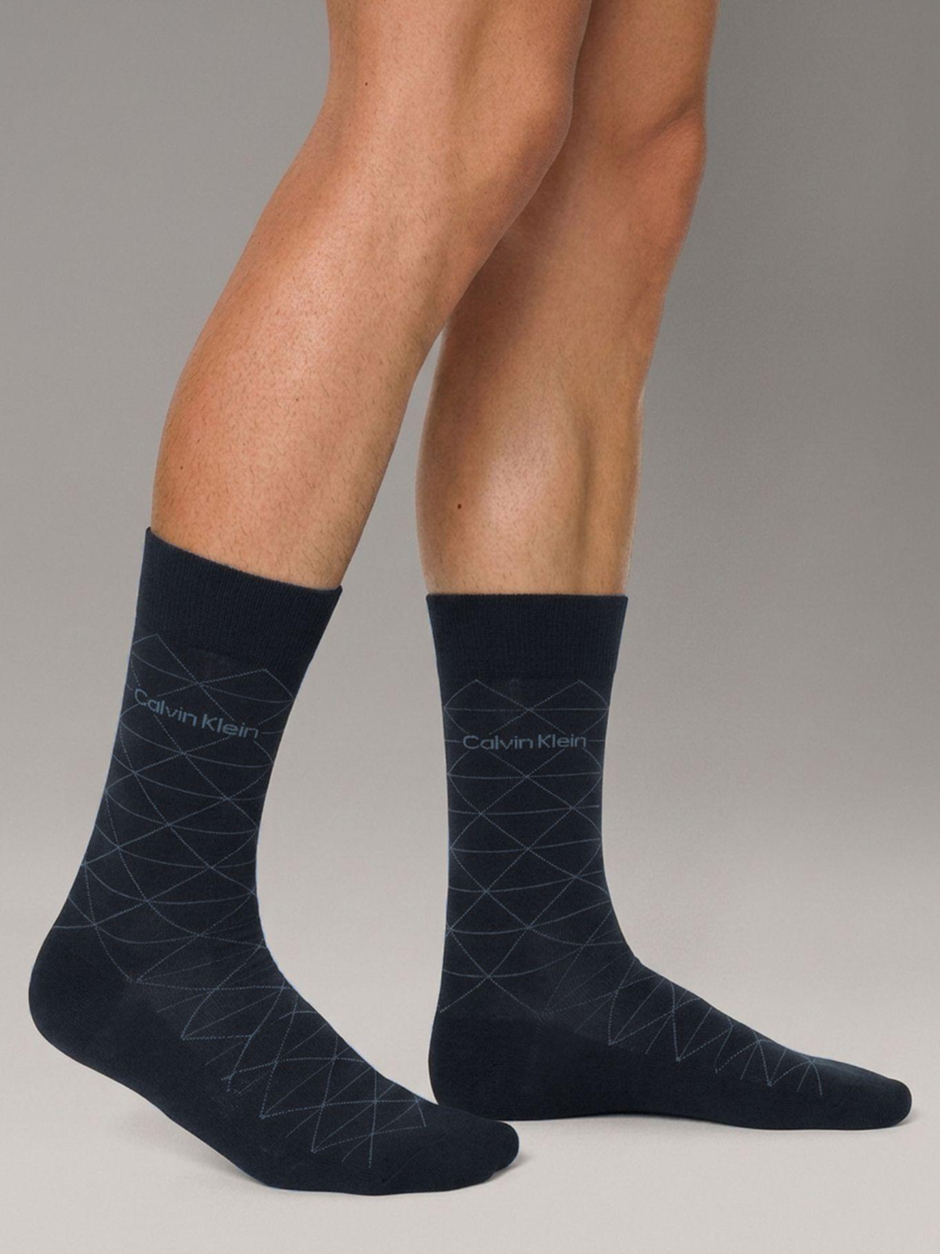 Pack de 3 Calcetines de Vestir Azul Calvin Klein-1
