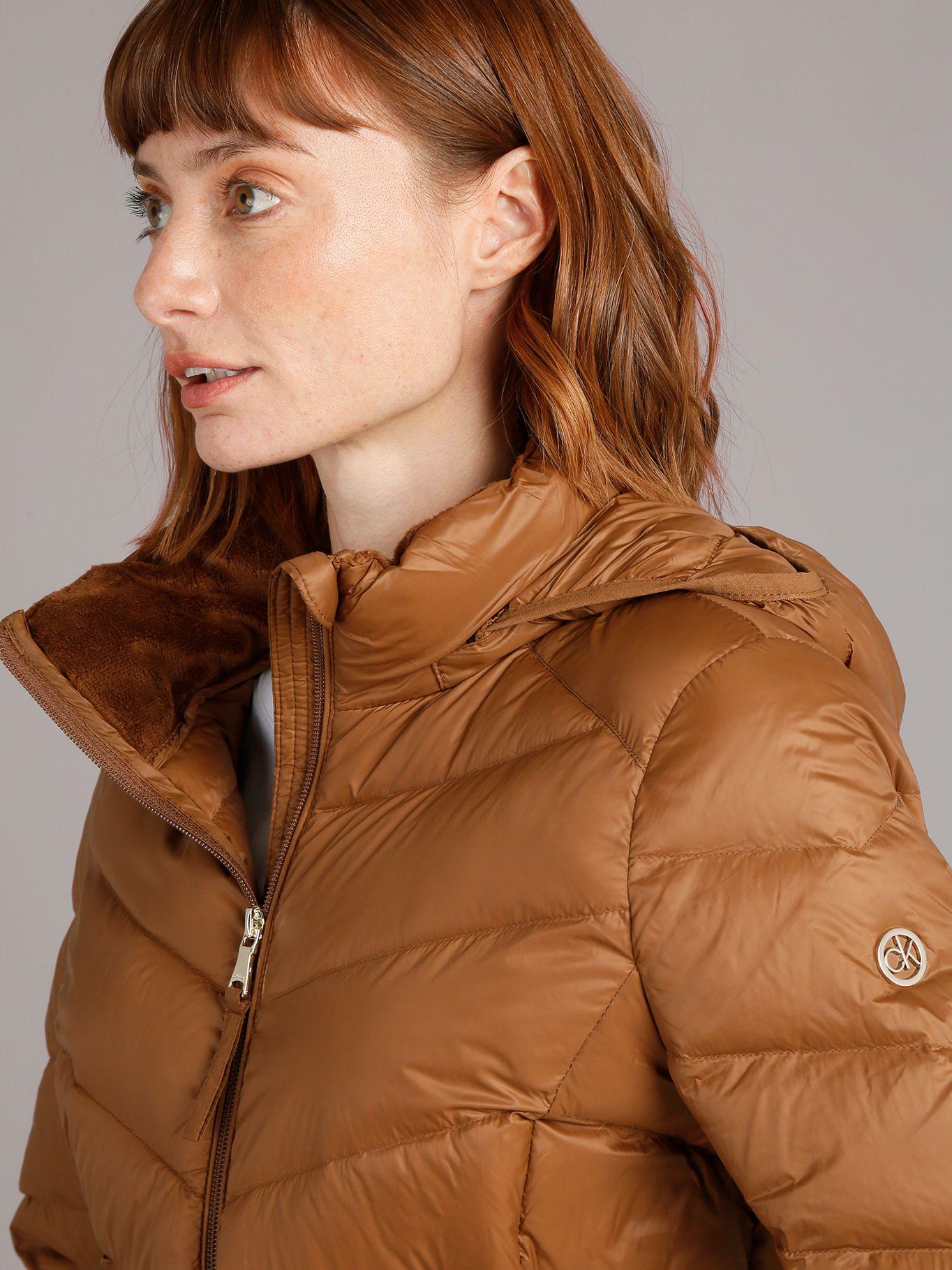 Parka Down Packable Café Calvin Klein-4