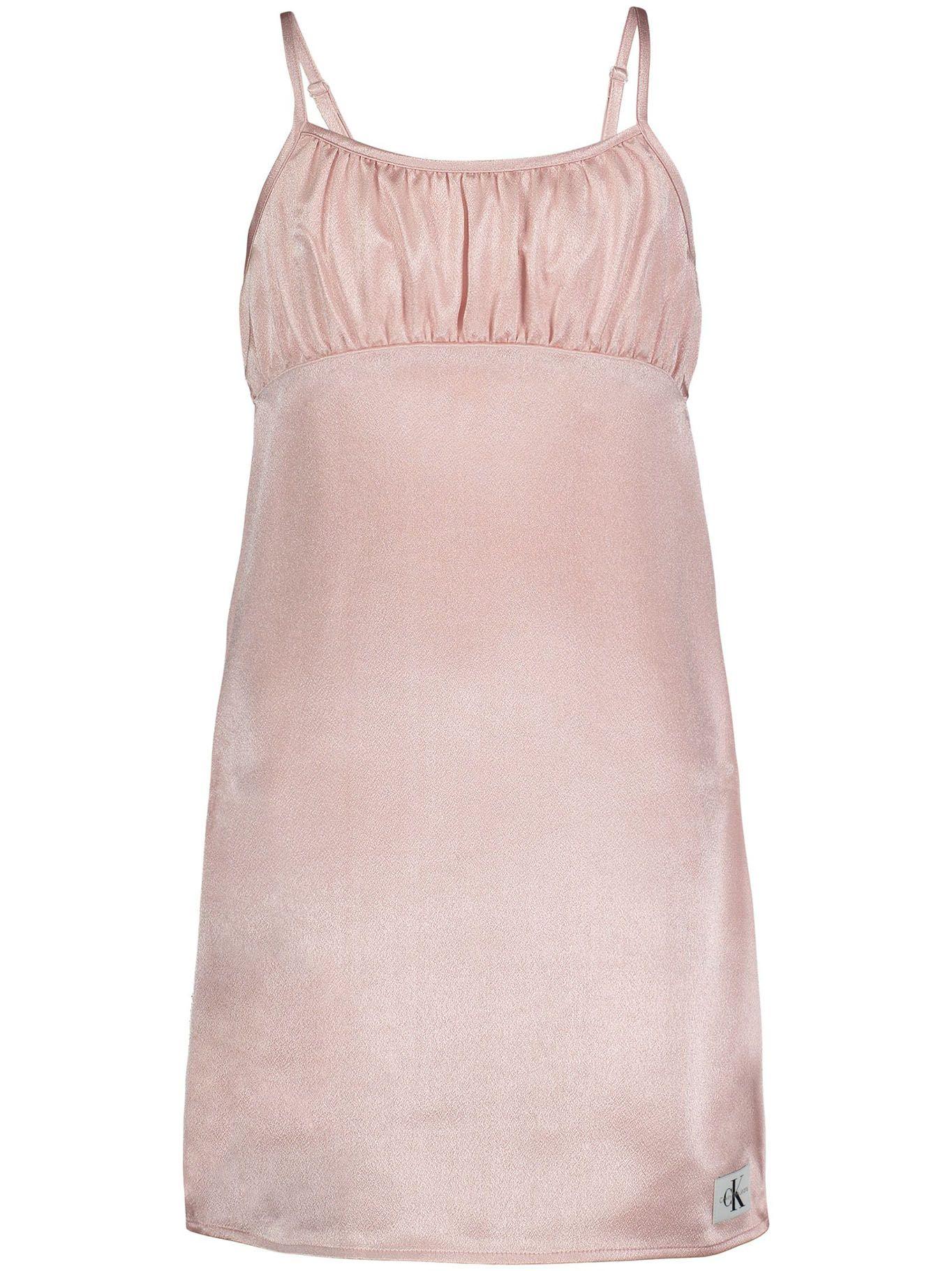 Vestido Logo Slip Rosa Calvin Klein-0