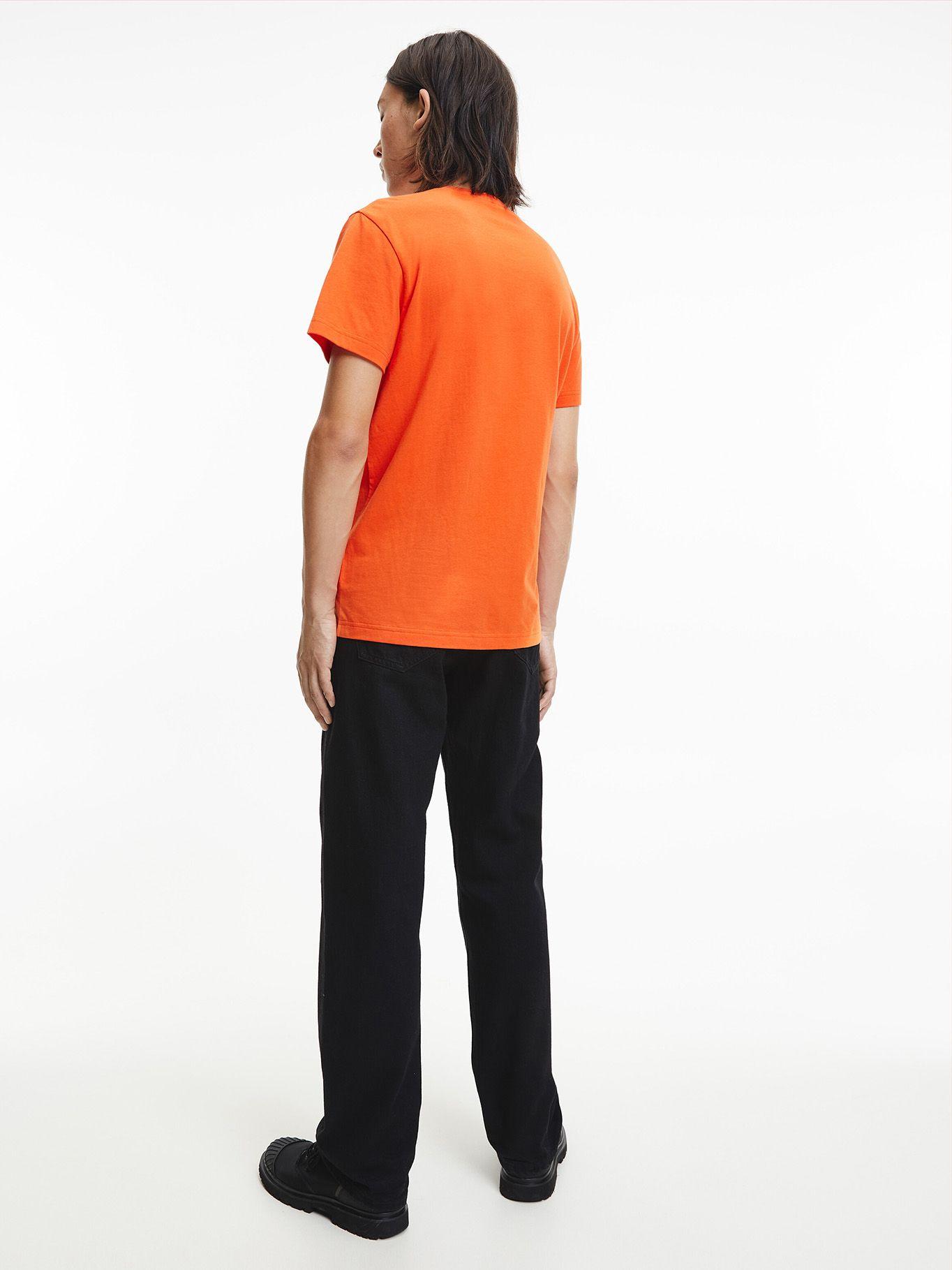 Polera Seasonal Blocked Naranja Calvin Klein-2